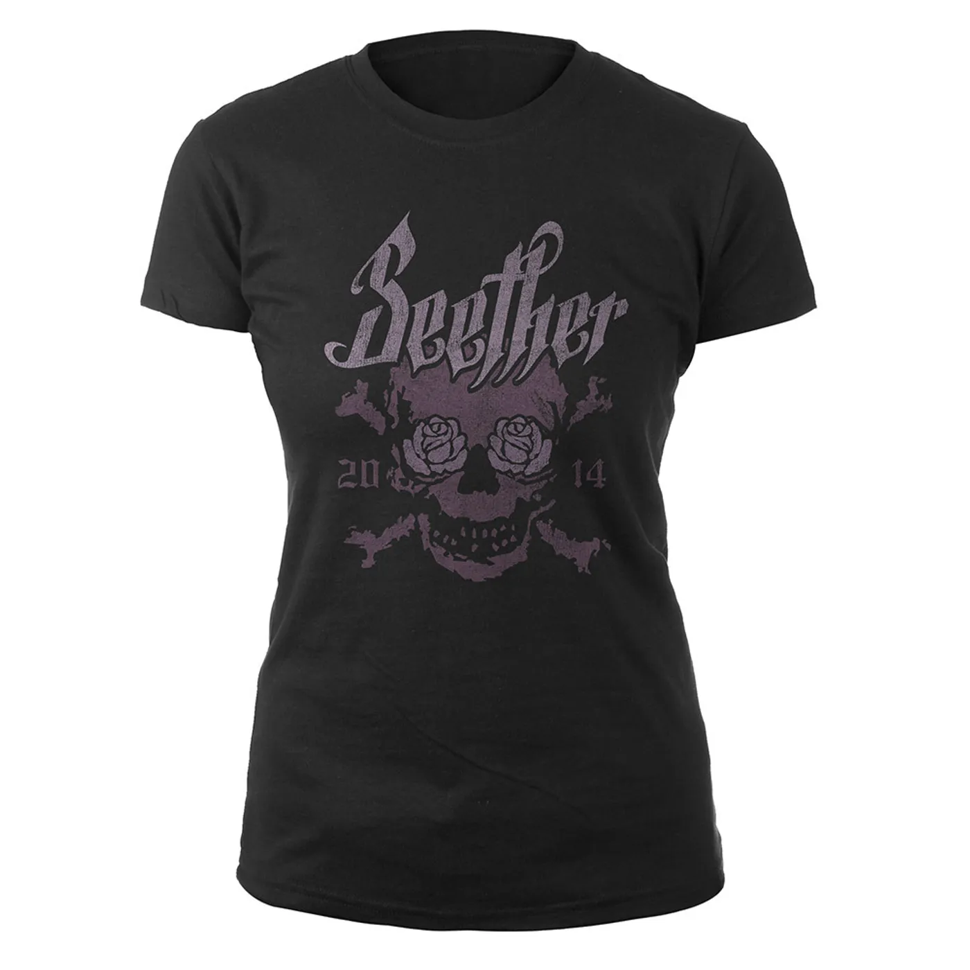Seether Rose Skull Womens Tee