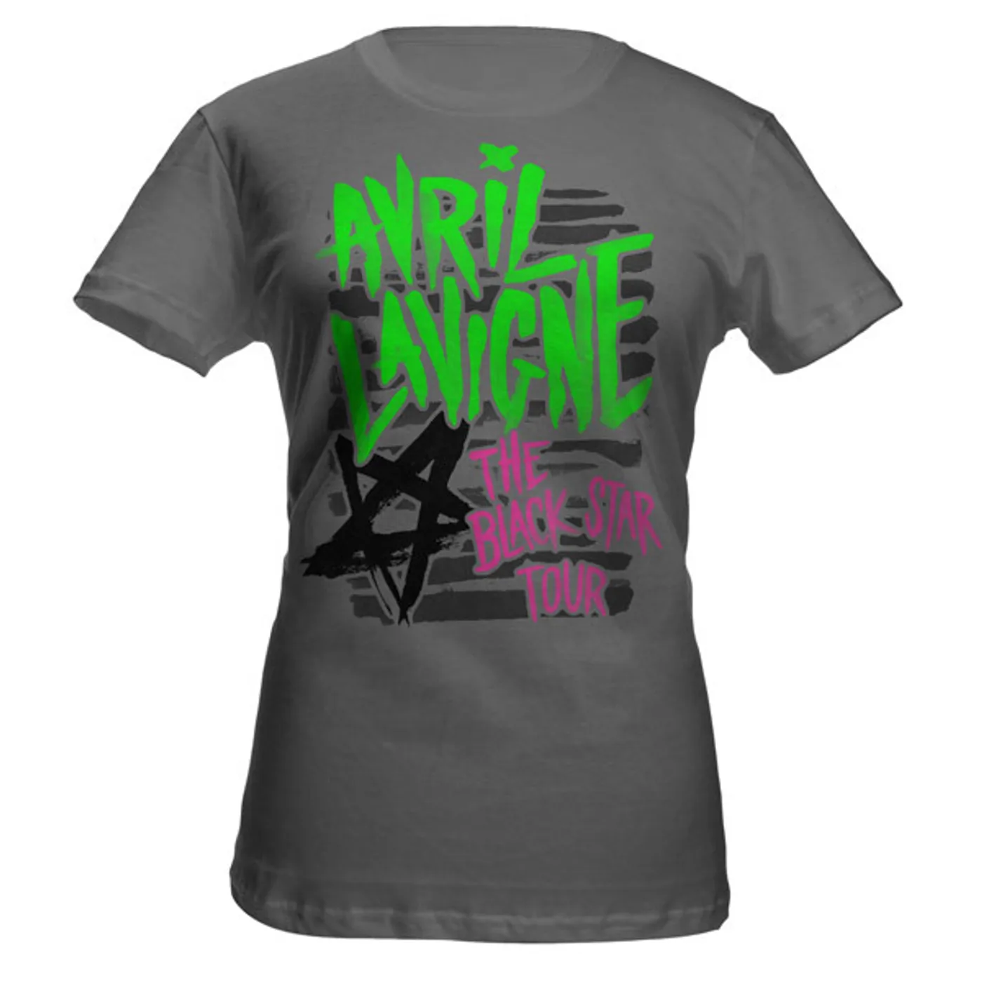 Avril Lavigne Black Star Tour Babydoll Tee