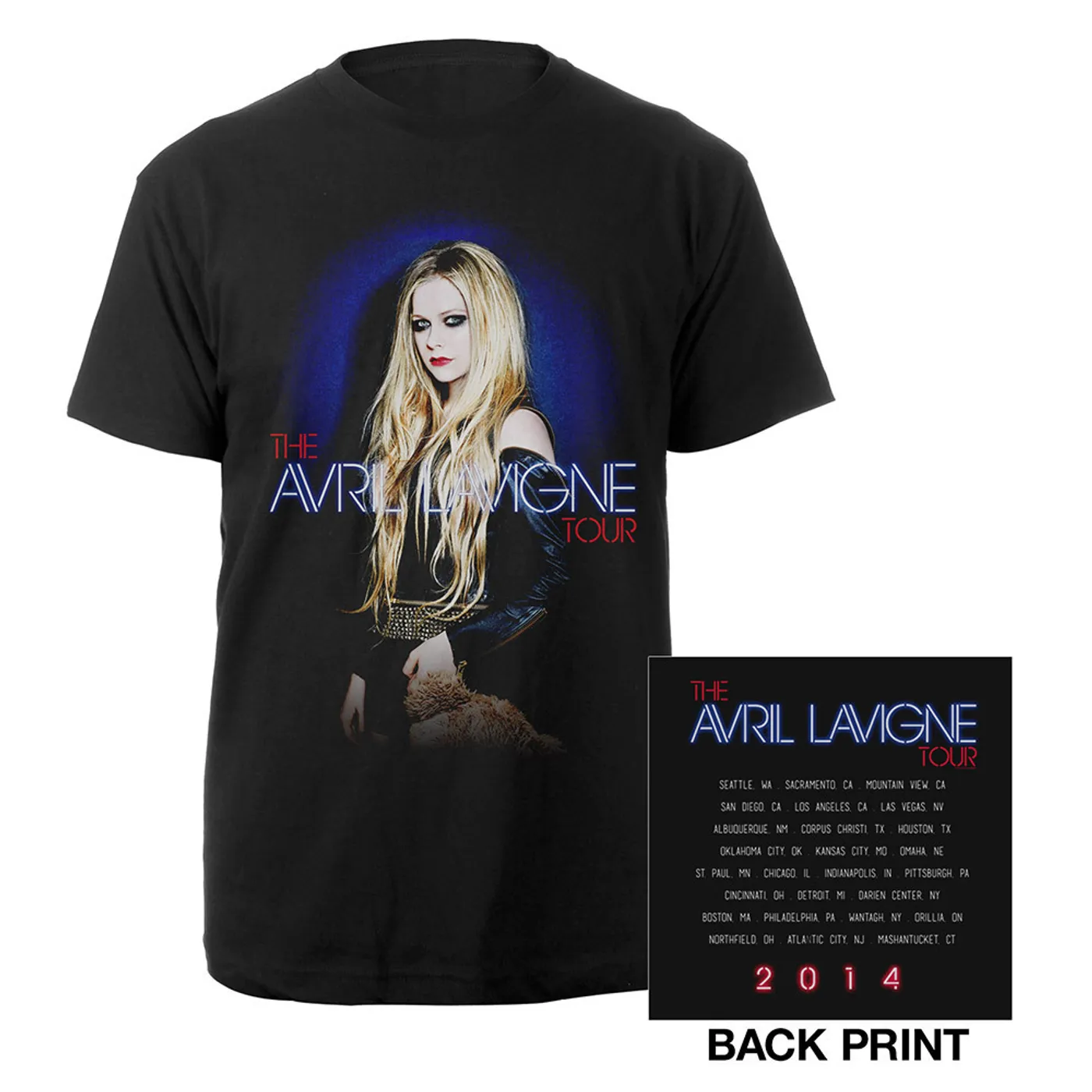 Avril Lavigne North American Tour Photo Tee