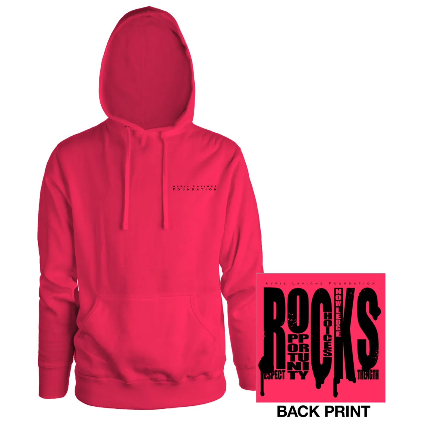 Avril Lavigne R.O.C.K.S Pullover Hooded Sweatshirt