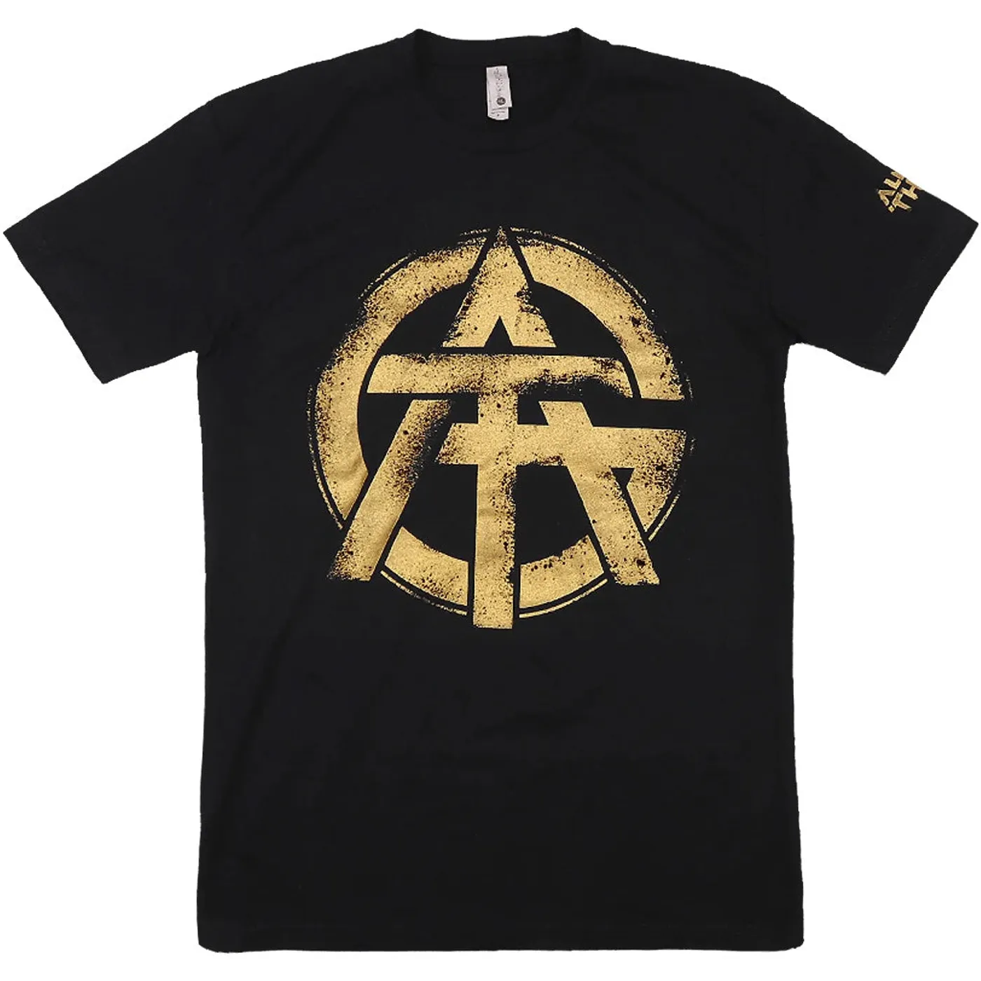 All Good Things BLACK AND GOLD LOGO TEE