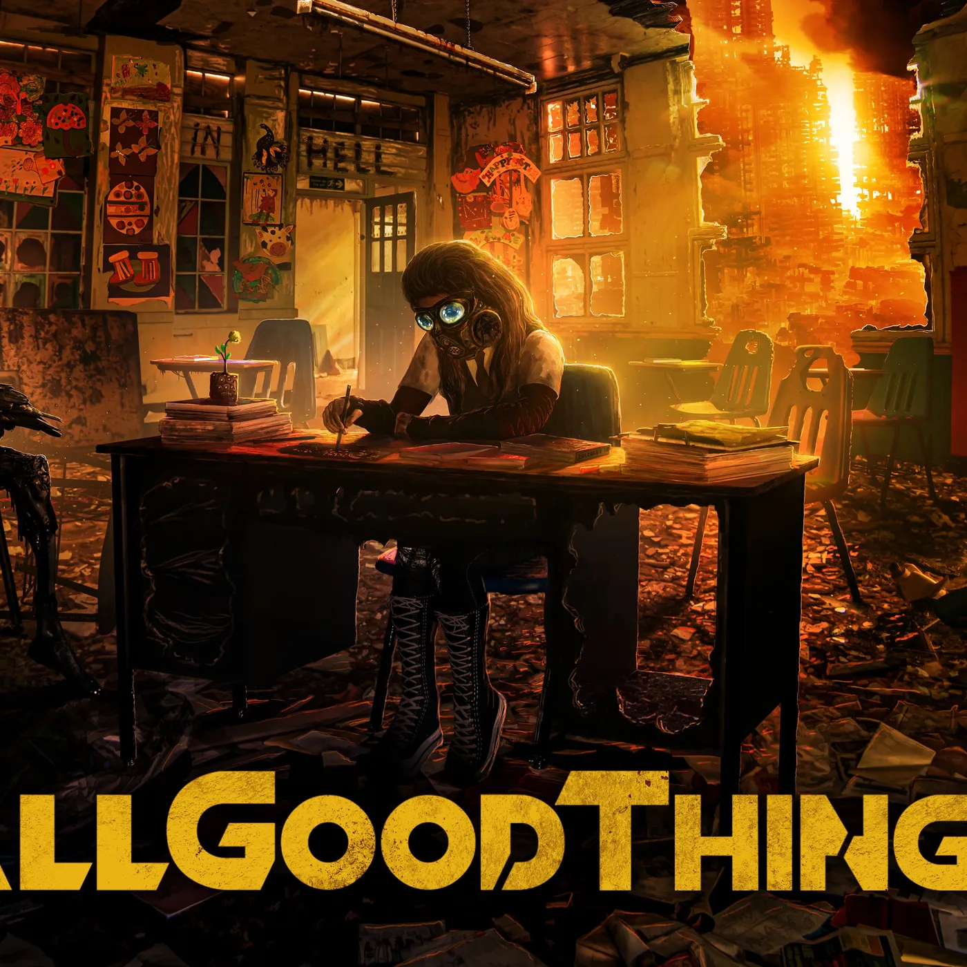ALL GOOD THINGS - "A HOPE IN HELL" POSTER **SIGNED**