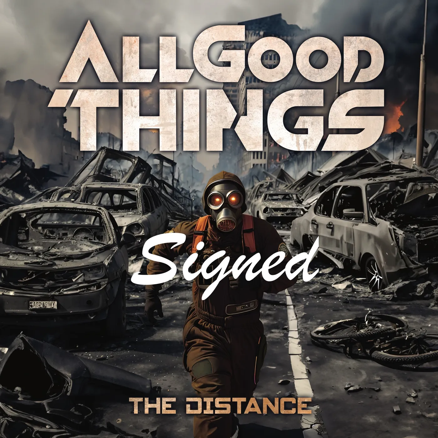 ALL GOOD THINGS - "THE DISTANCE" POSTER **SIGNED**