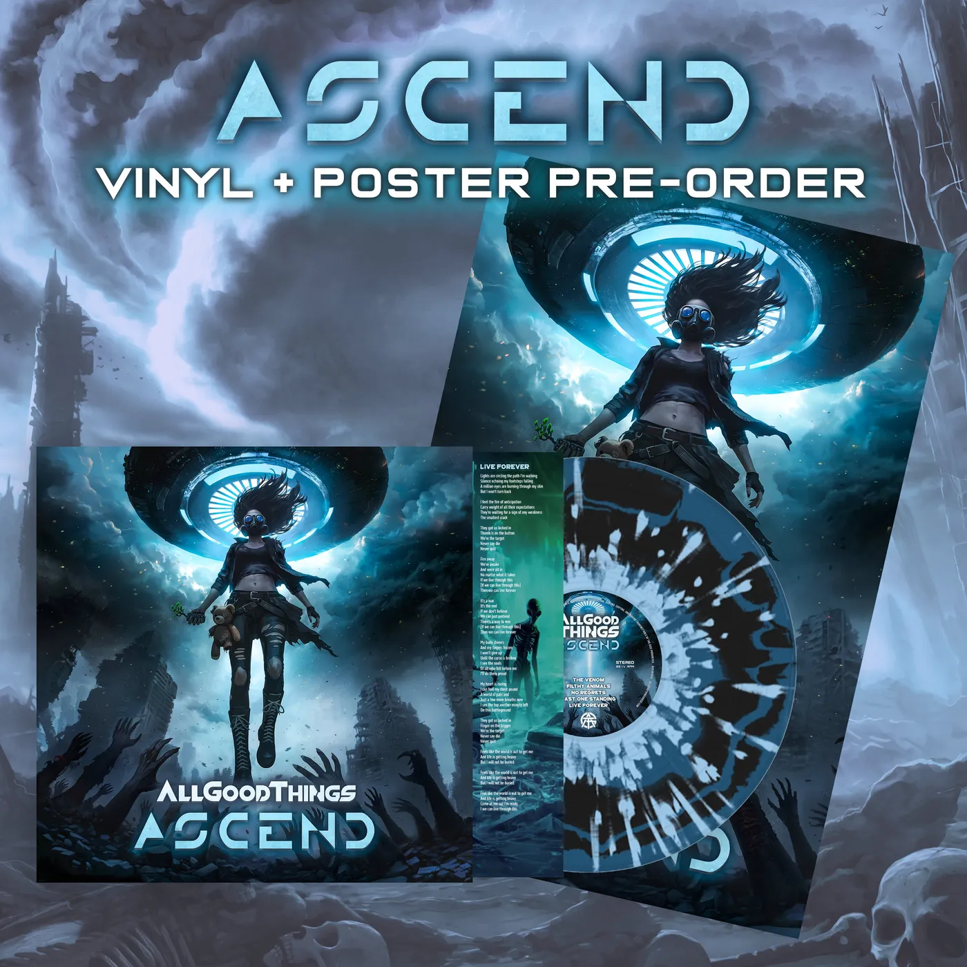 All Good Things ASCEND - Limited Edition Vinyl LP + "SIGNED" Poster - PRE ORDER