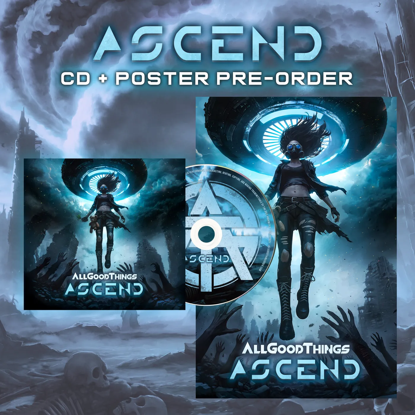 All Good Things ASCEND - CD + "SIGNED" Poster - PRE ORDER