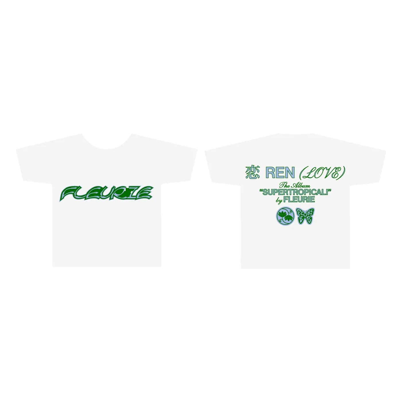 Fleurie SUPERTROPICALI WHITE T-SHIRT