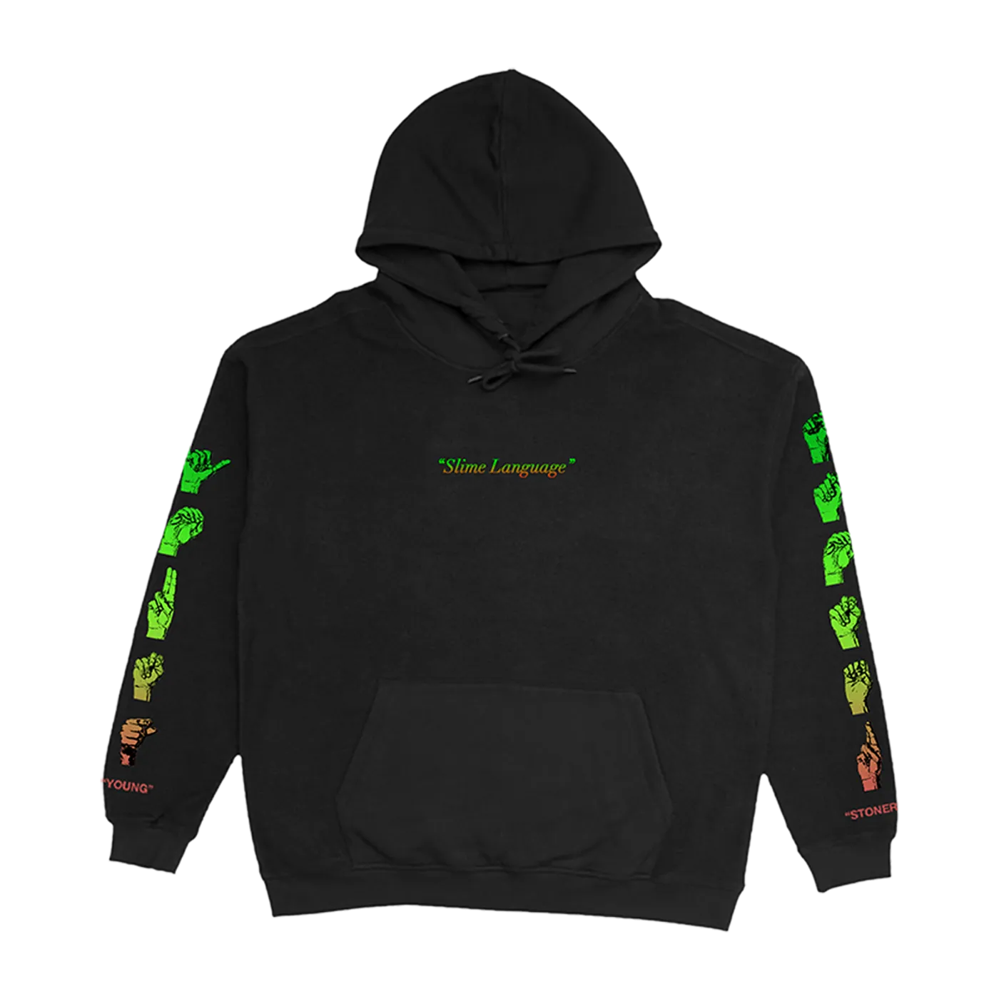 Young Thug Black Slime Language Gradient Hoodie + Slime Language Album Digital Download