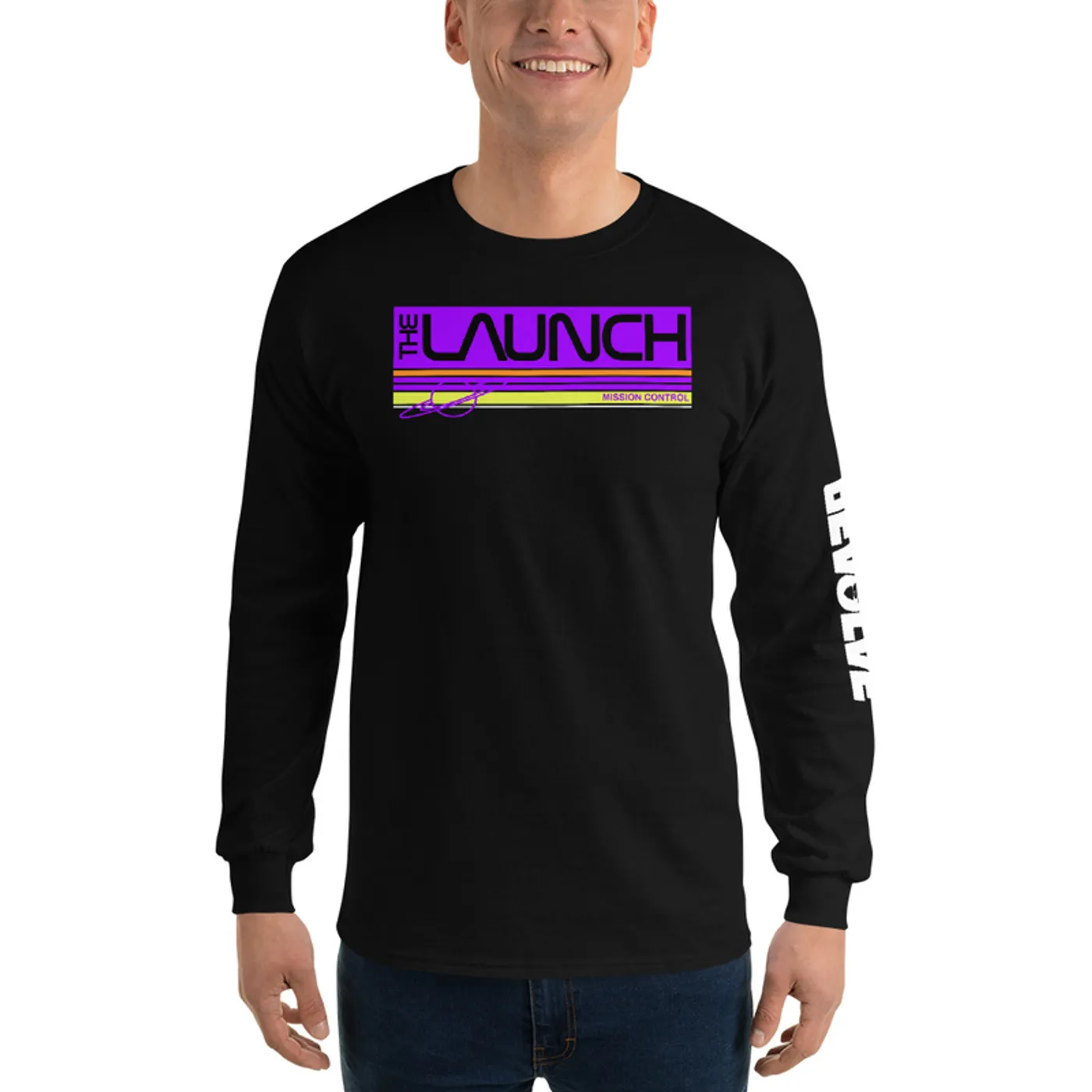 dEVOLVE The Launch - Long Sleeve T-Shirt (Black)