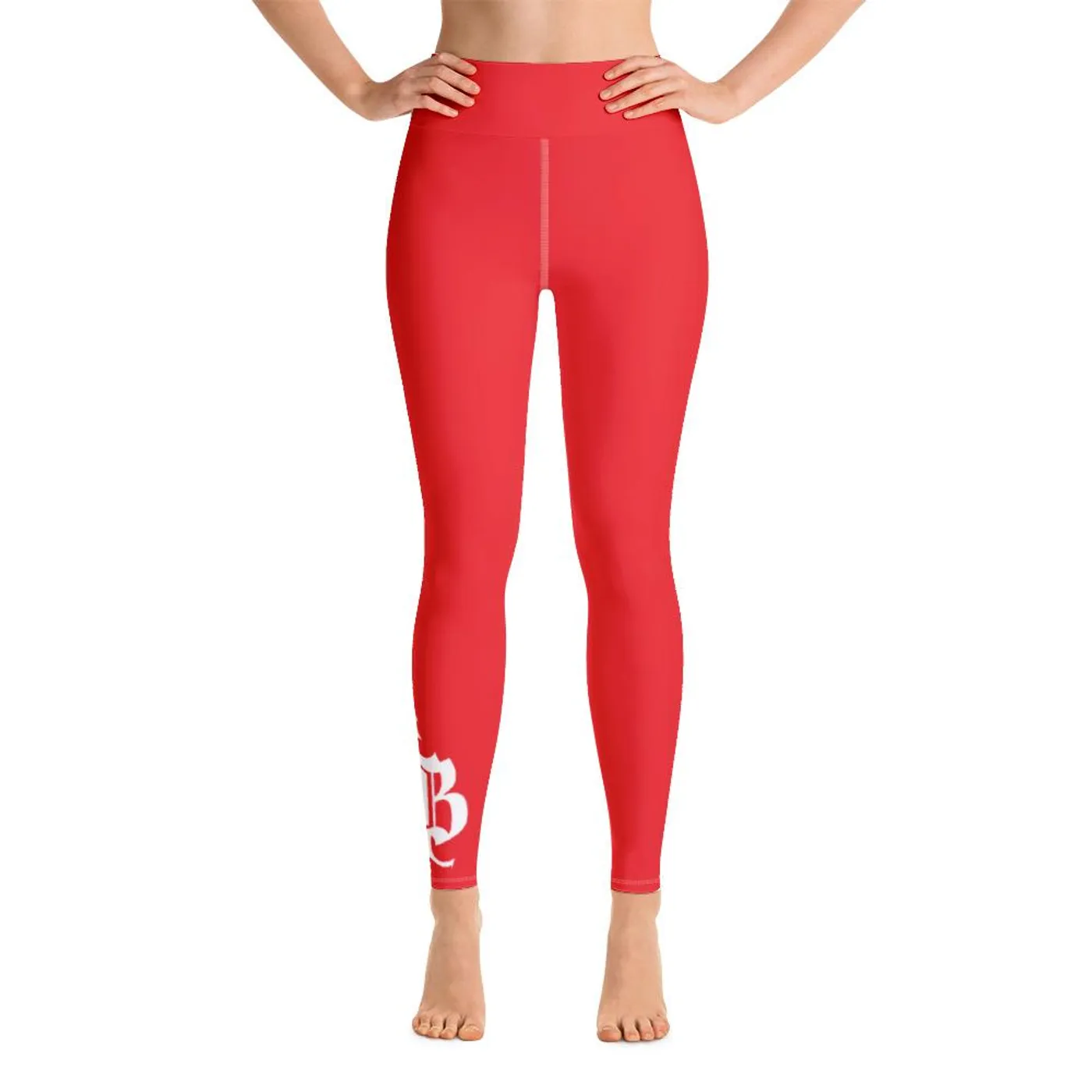 Jhakari Neptune Red GB Yoga Leggings