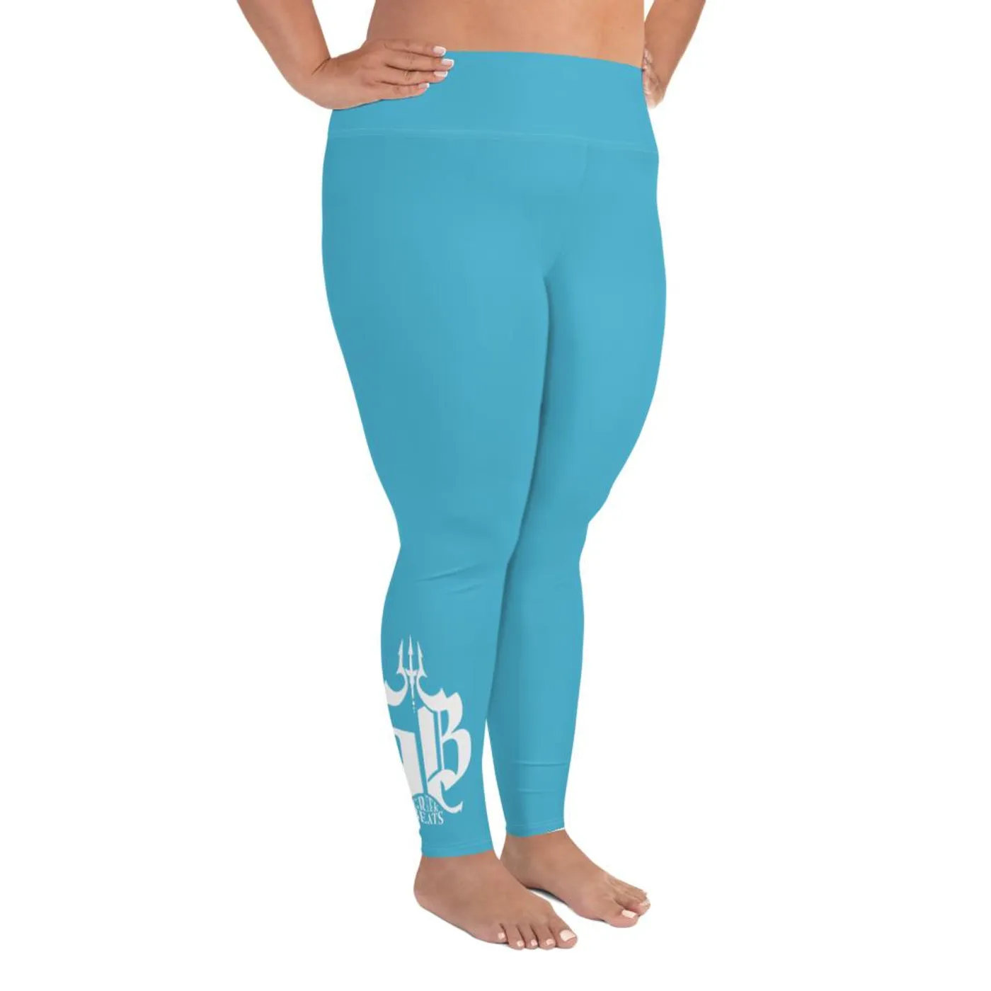 Jhakari Neptune Aqua Plus Size GB Leggings
