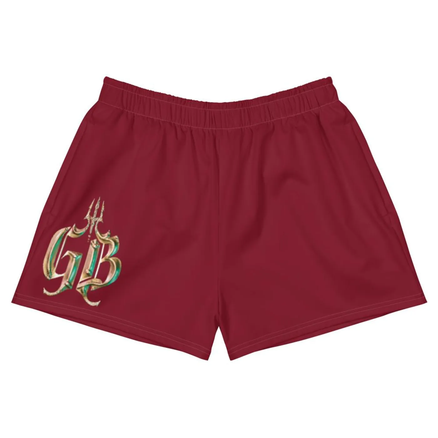 Jhakari Neptune Maroon Women's Athletic Shorts