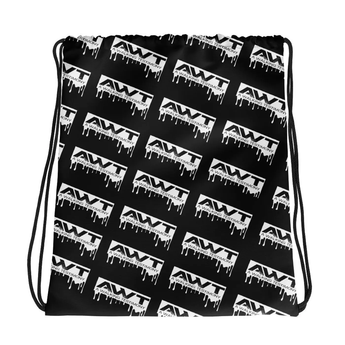 J Torah AWT Drip Drawstring Tote