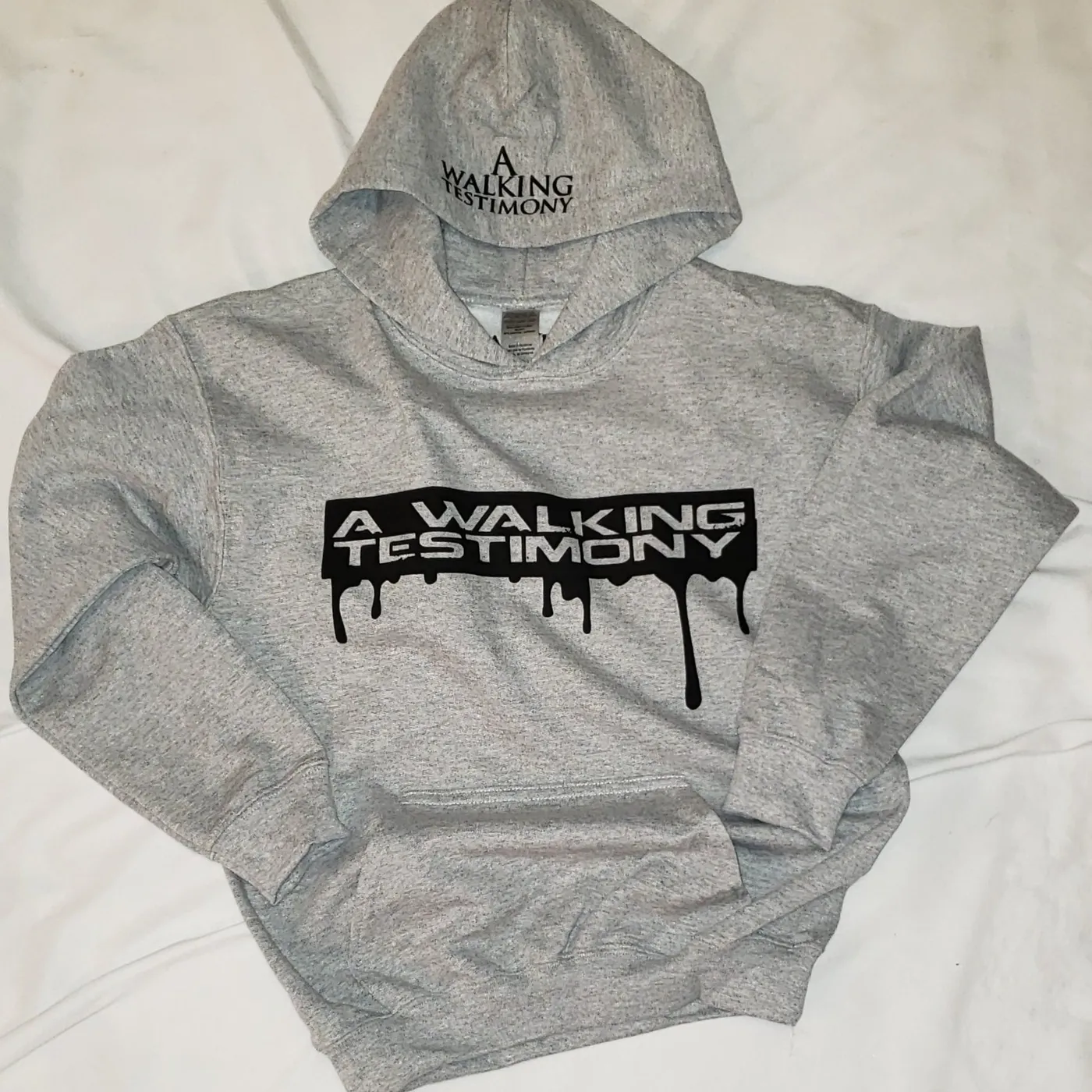 J Torah 3D Puff Custom Grey Hoodie