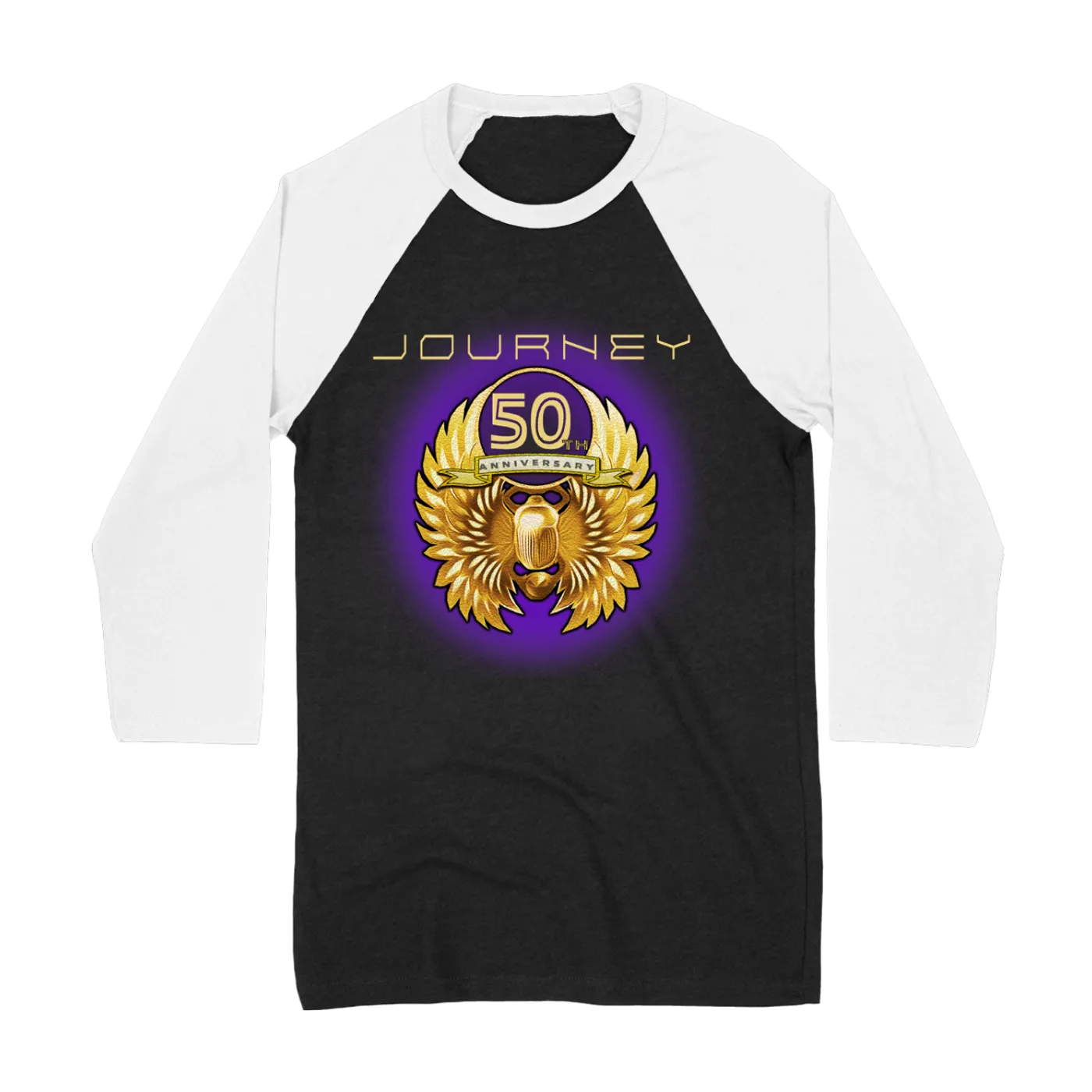 Journey Black/White 50th Anniversary Raglan