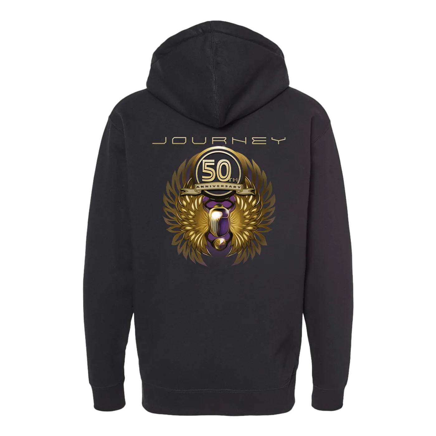 Journey Gold Logo 50th Anniversary Zip Hoodie