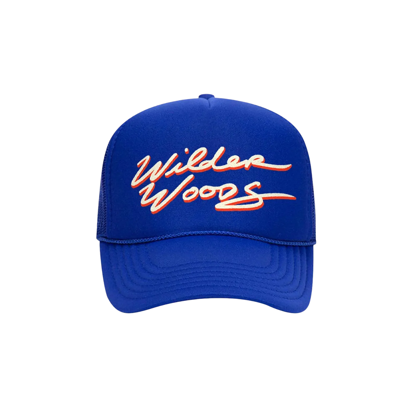 Wilder Woods Logo Foam Trucker Hat -  Blue