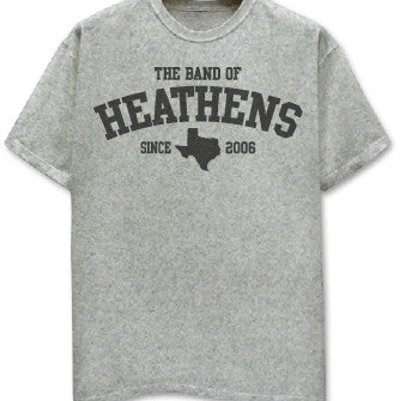 The Band Of Heathens Texas Athletic Grey Tee