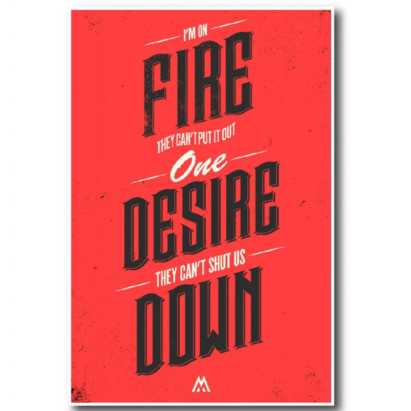 We Are Messengers I'm On Fire Poster