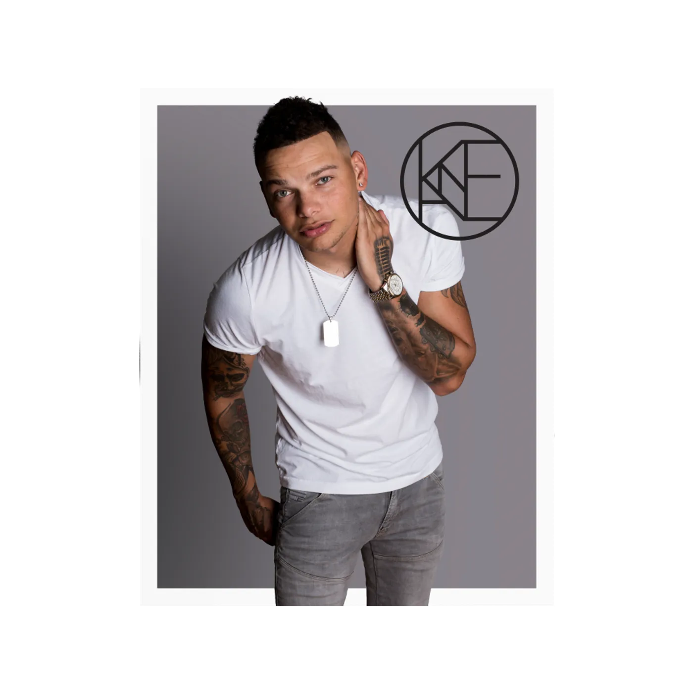 Kane Brown Kane White Tee Photo