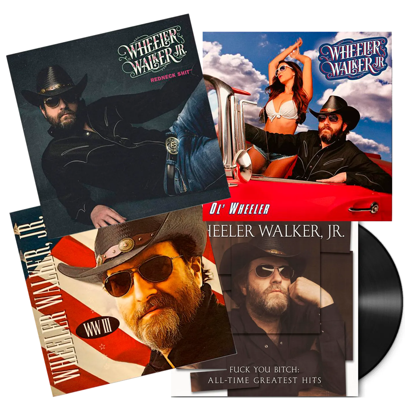 Wheeler Walker Jr. Vinyl Bundle