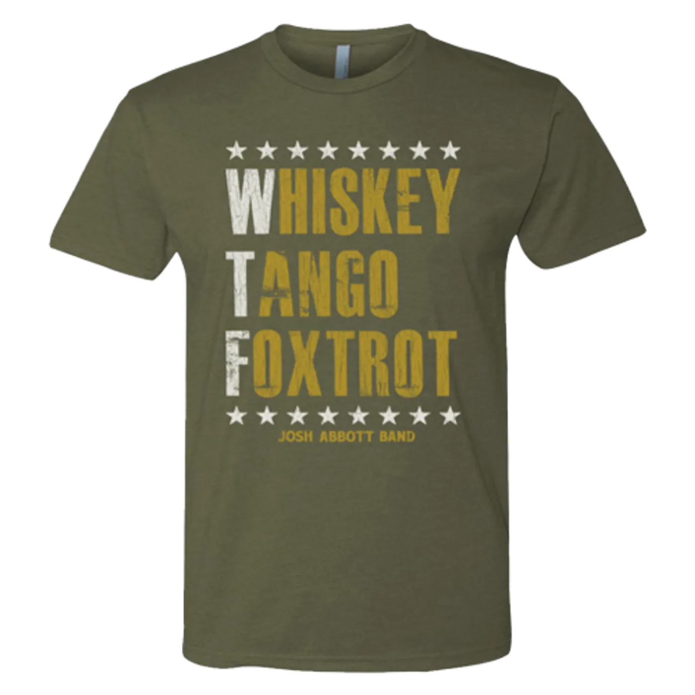 Josh Abbott Band JAB Army Green WTF T-Shirt