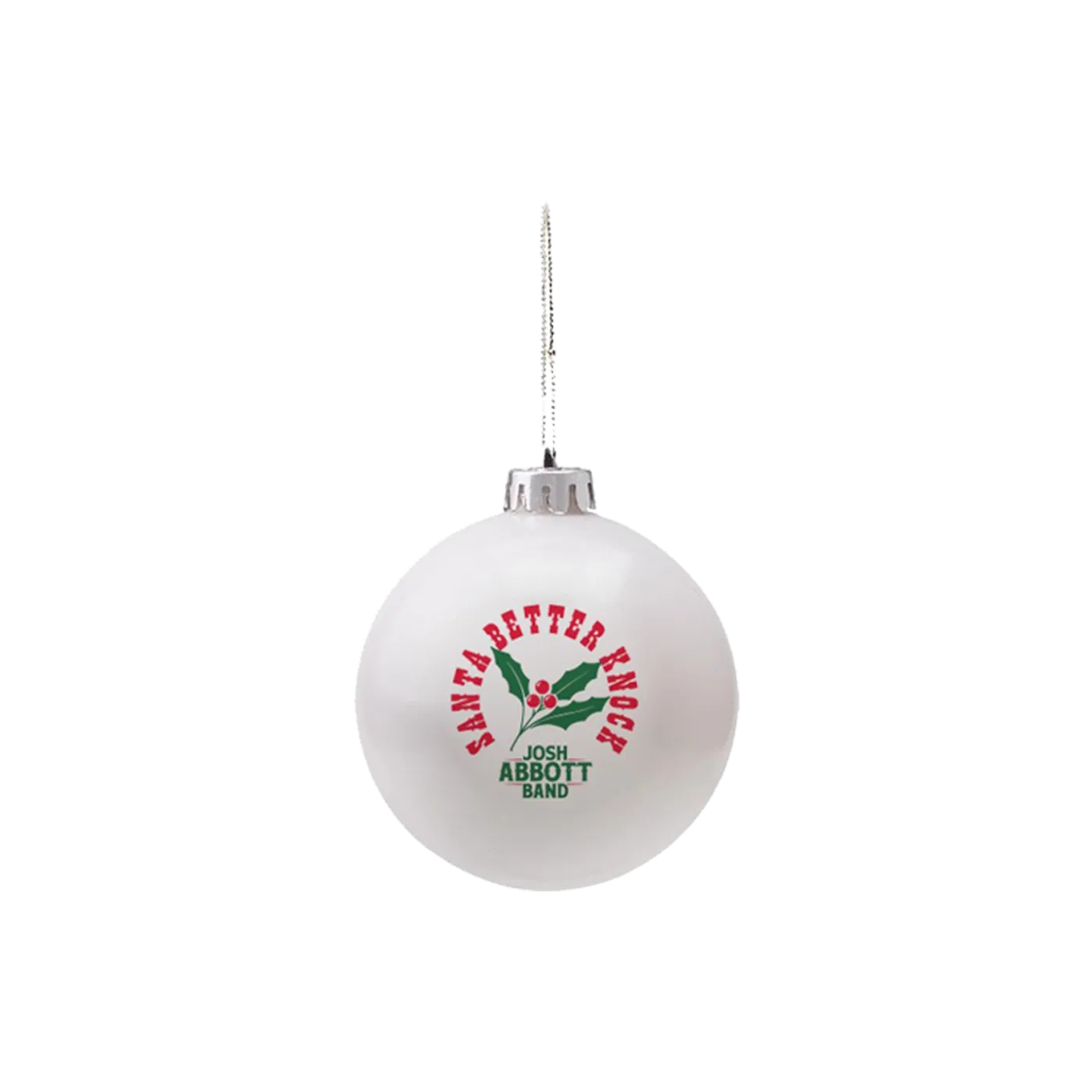 Josh Abbott Band Santa Better Knock Christmas Ornament