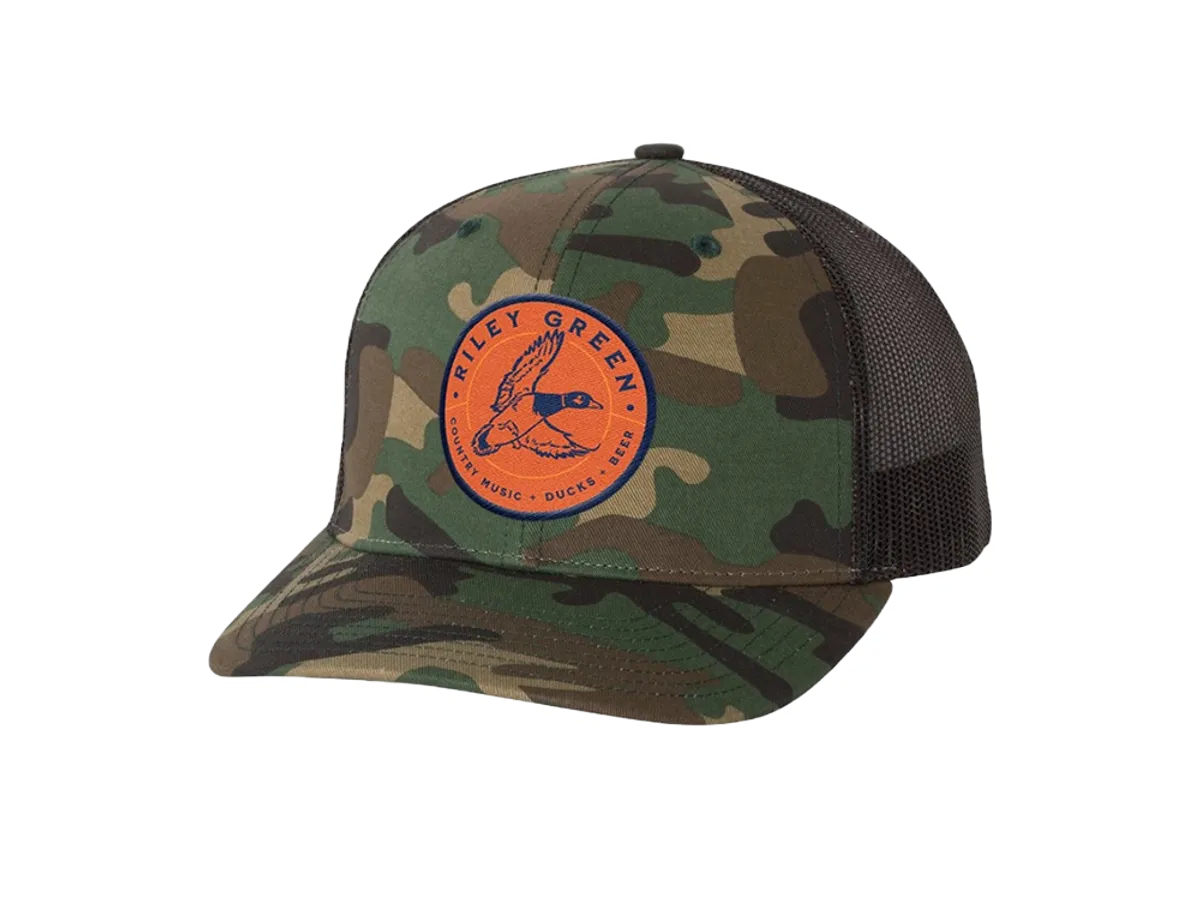 Riley Green Country Music Patch Hat Camo