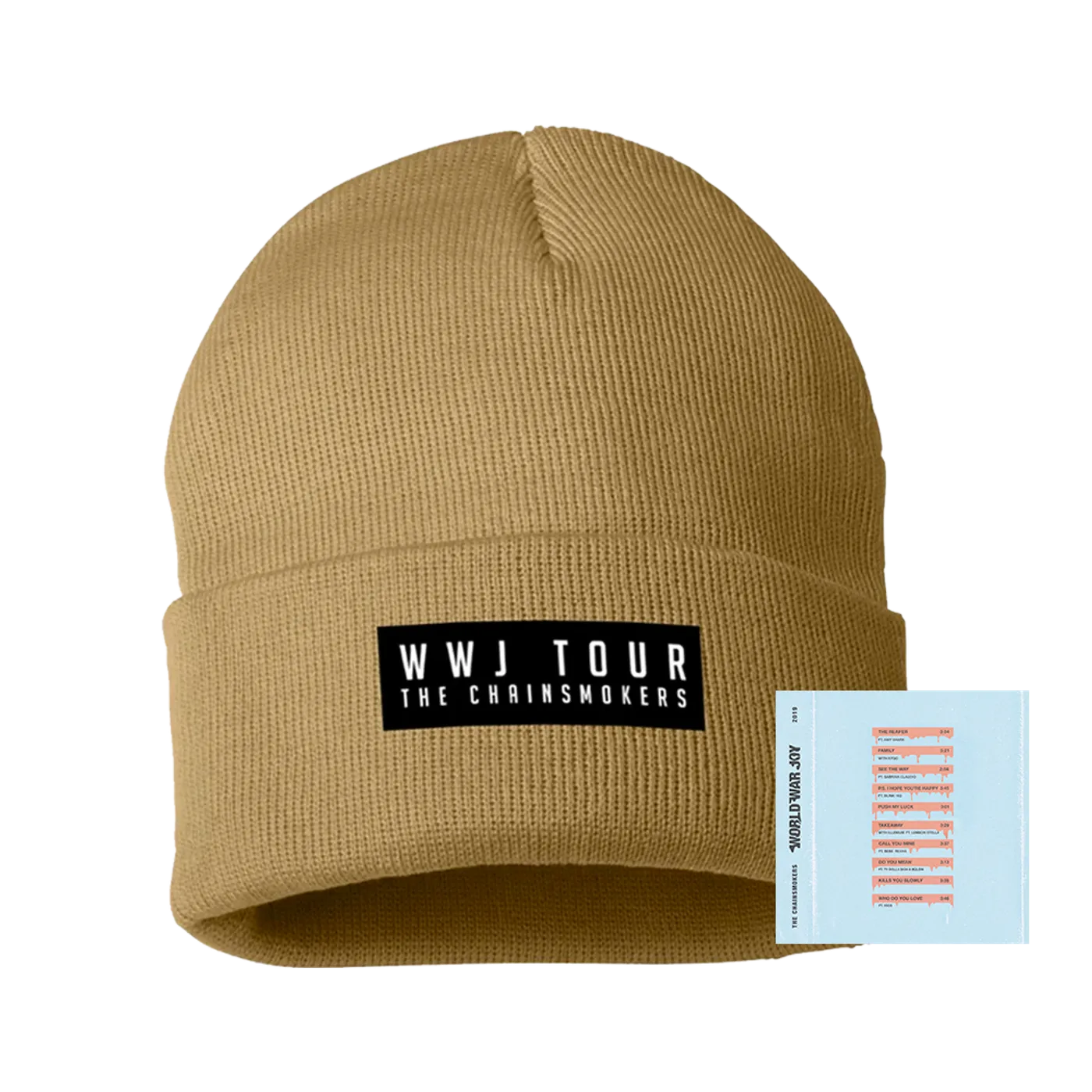 The Chainsmokers WWJ Tour Beanie + Digital Album