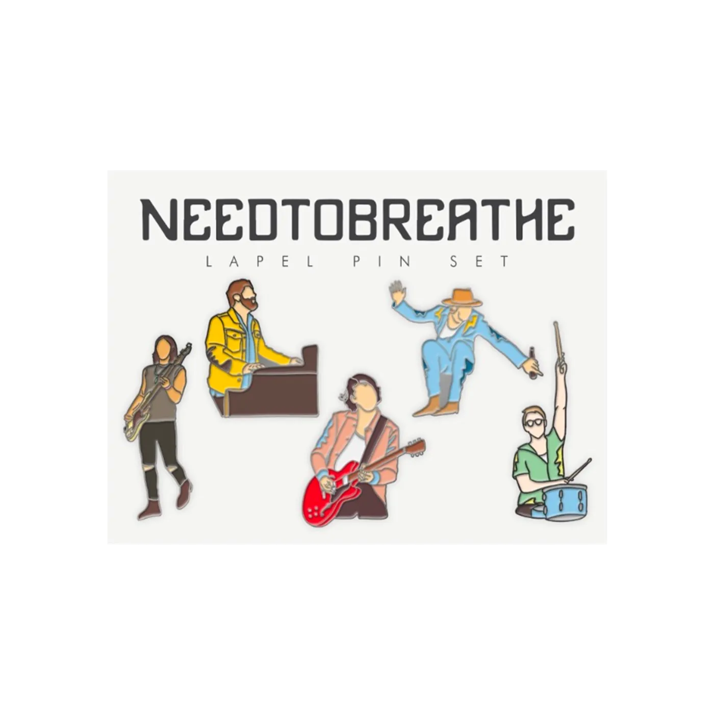NEEDTOBREATHE Lapel Pin Set