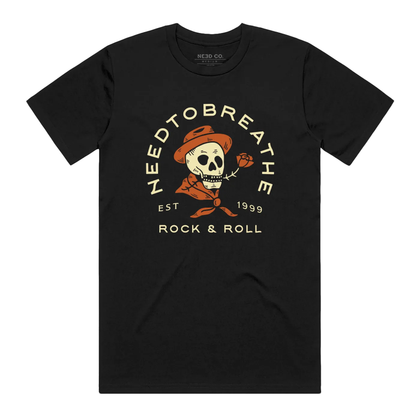 NEEDTOBREATHE Rock & Roll Skull Tee