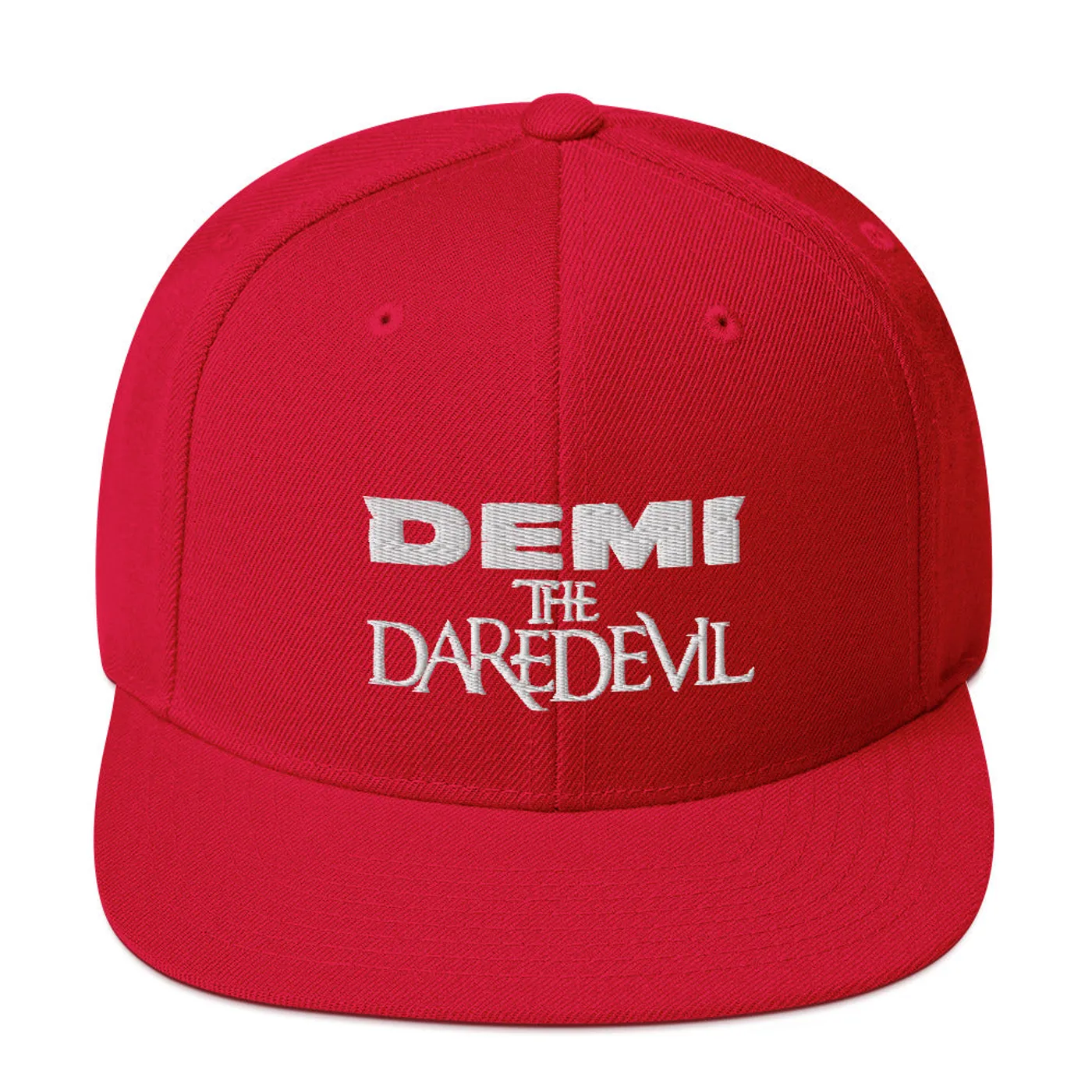 Demi the Daredevil Demi Logo Snapback Hat