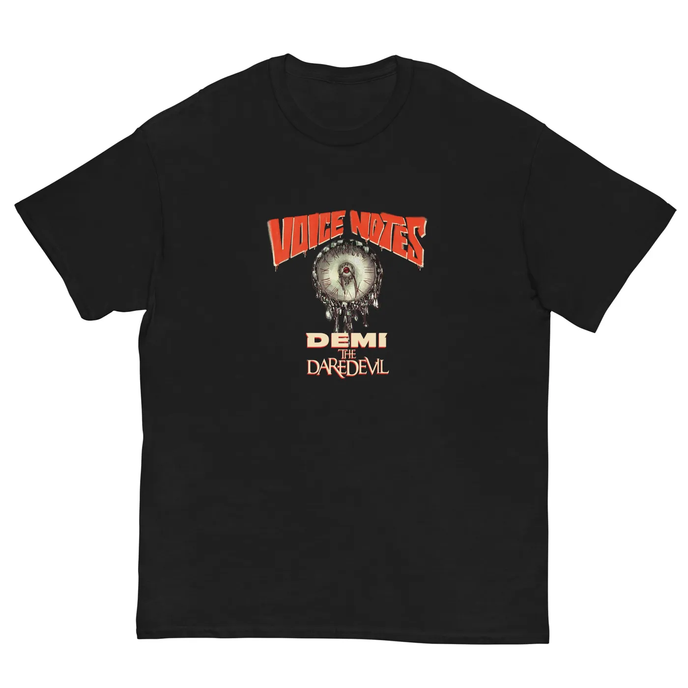 Demi the Daredevil Dripping Clock T-shirt