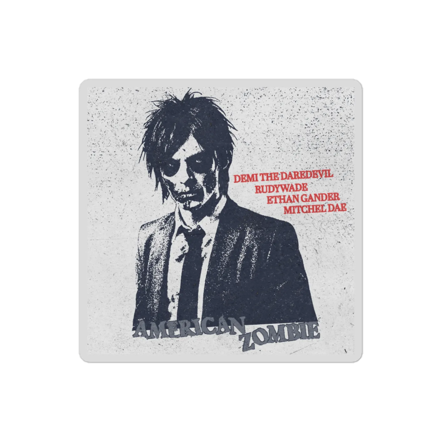 Demi the Daredevil American Zombie Sticker