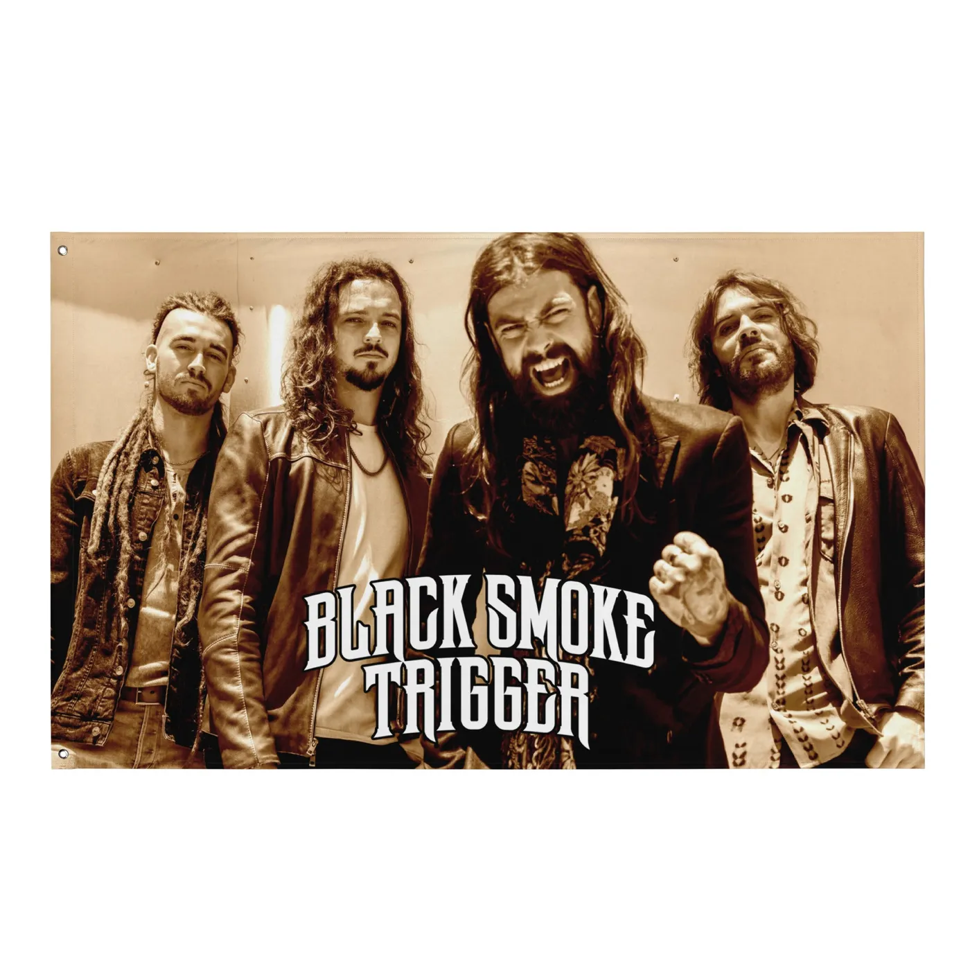Black Smoke Trigger Flag