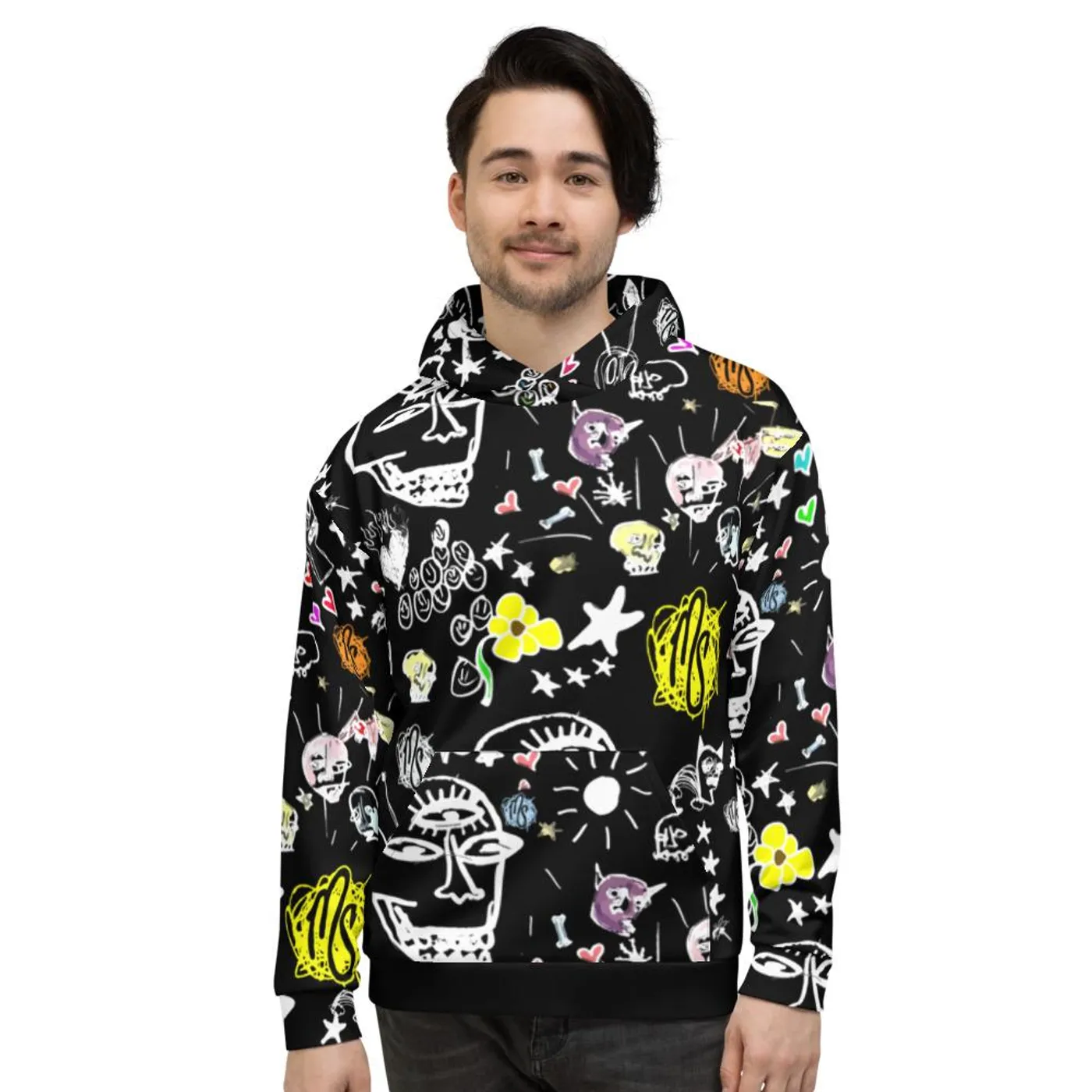 MOD SUN Art All Over Black Hoodie