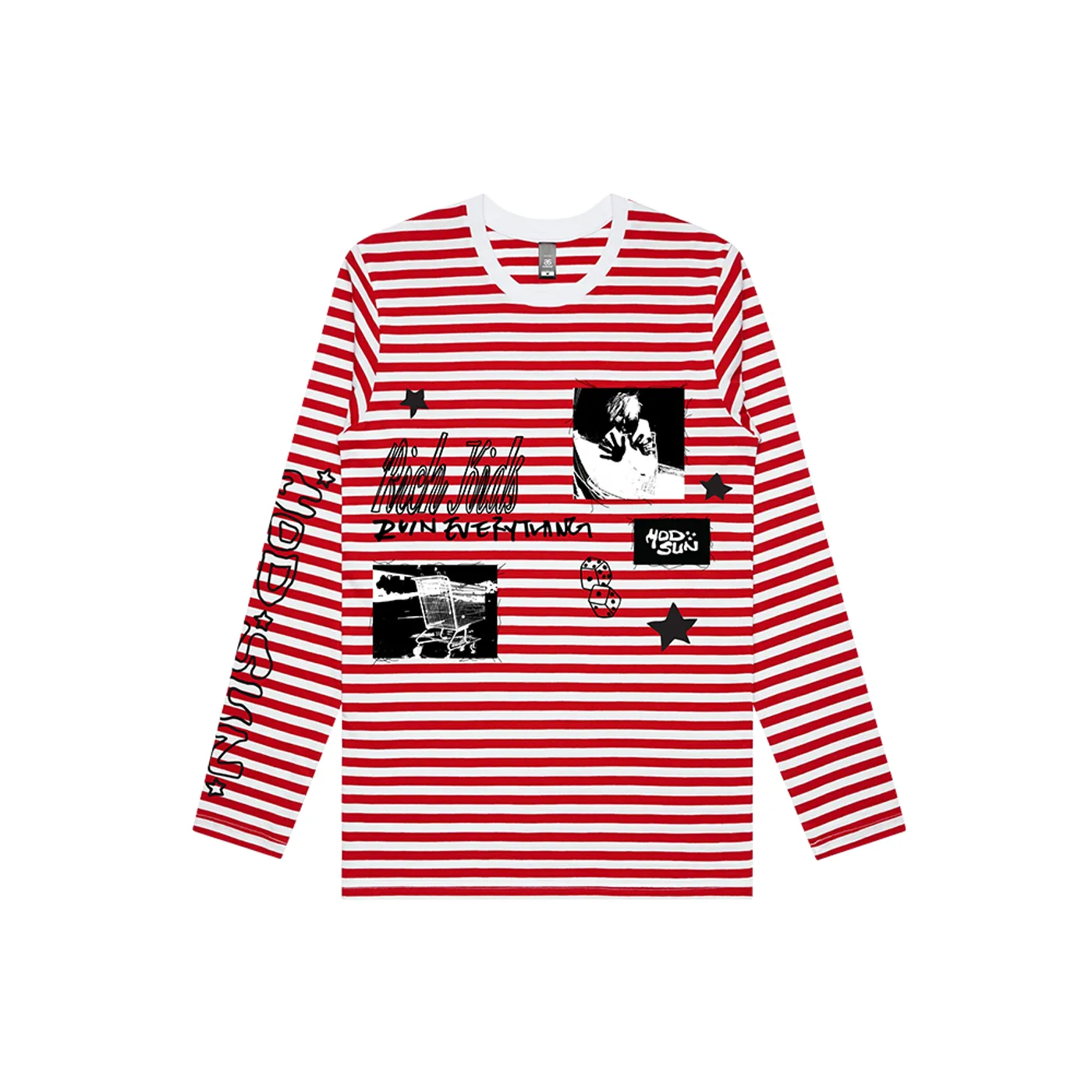 MOD SUN RKRE Striped Long Sleeve Tee