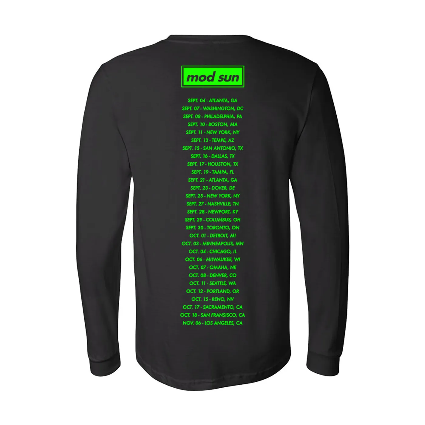 MOD SUN Portrait 2022 Tour Long Sleeve