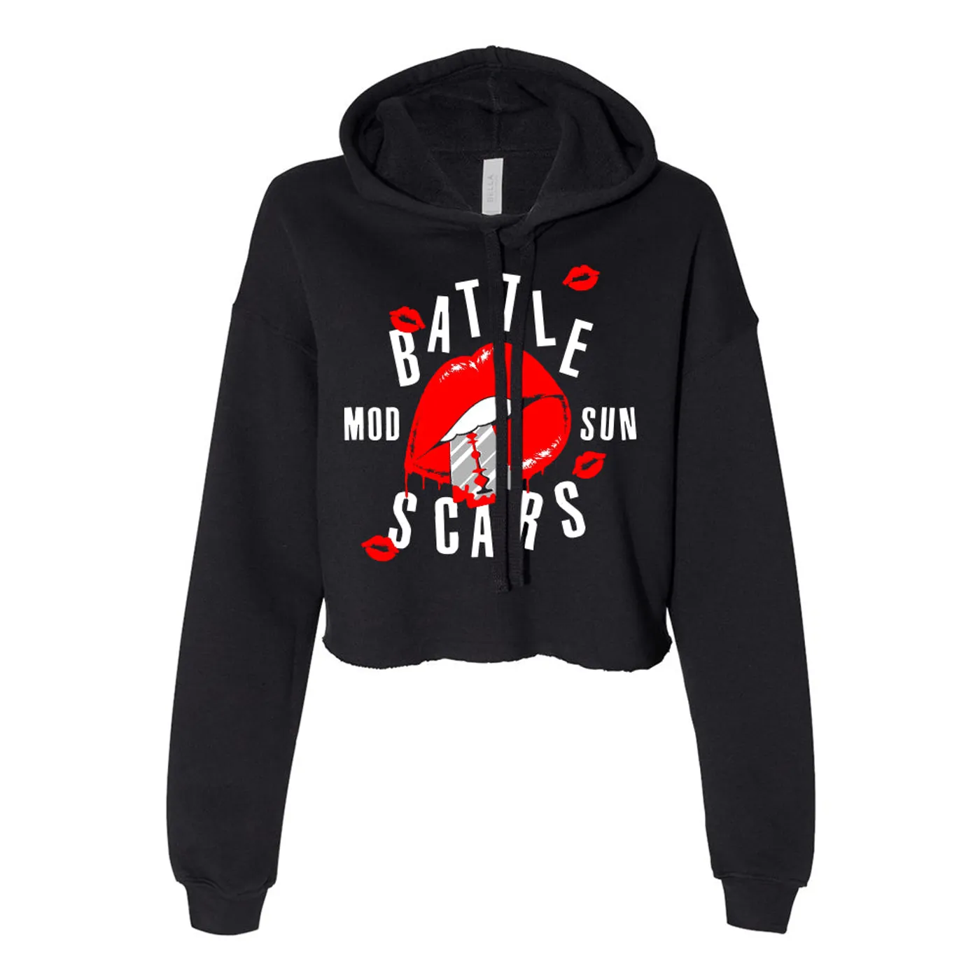 MOD SUN Battle Scars Cropped Hoodie