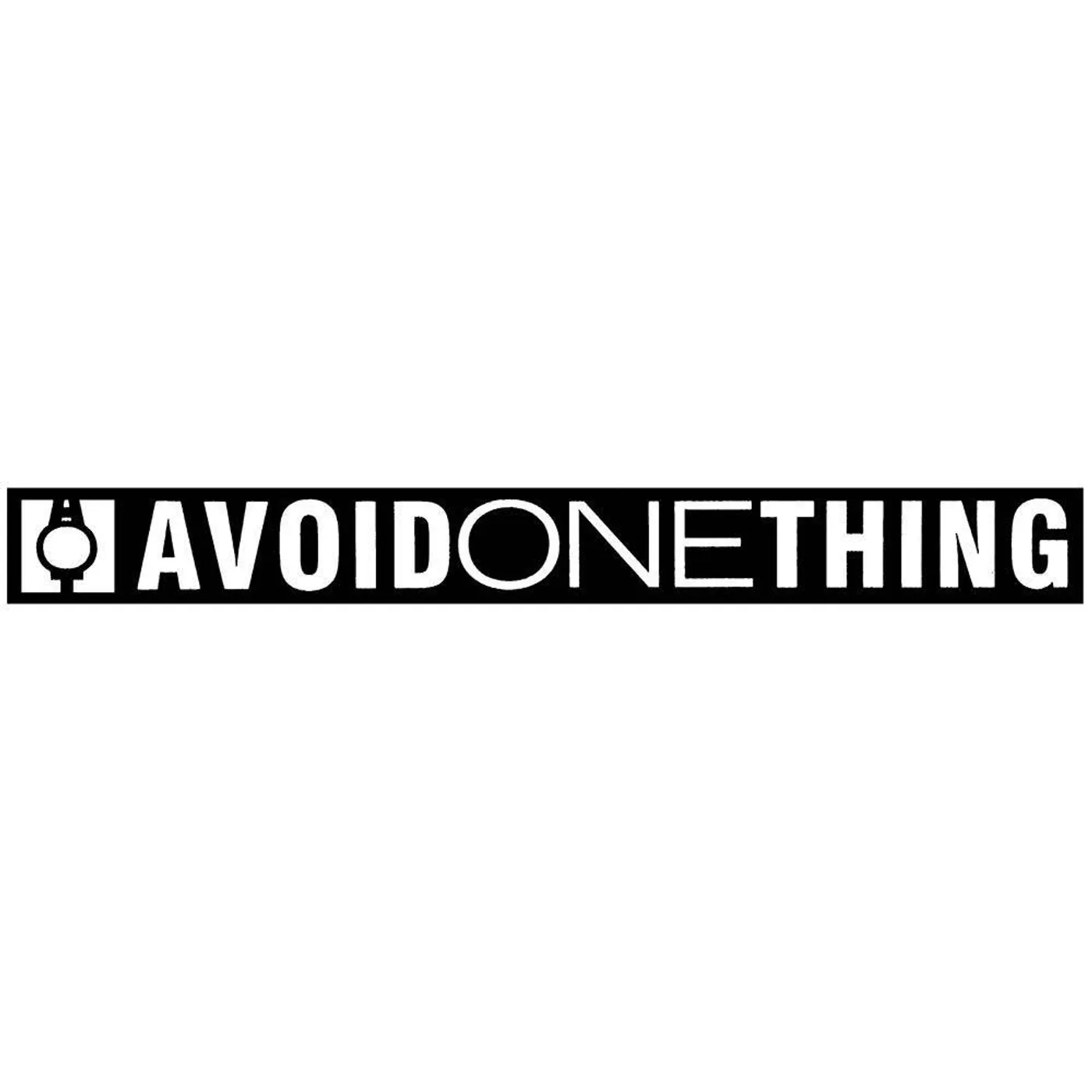Avoid One Thing AOT Logo Sticker