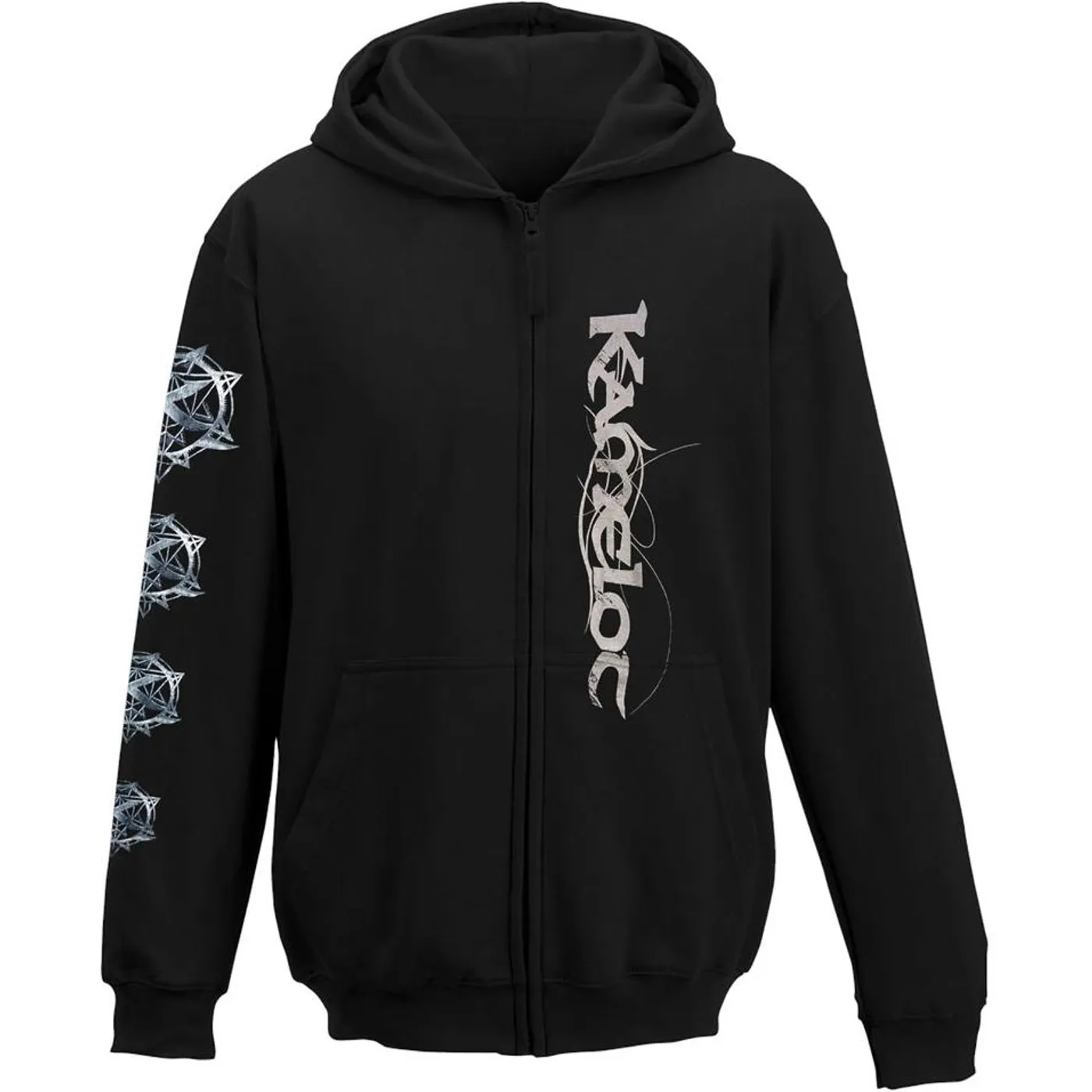Kamelot Grey Logo Zip Hoodie