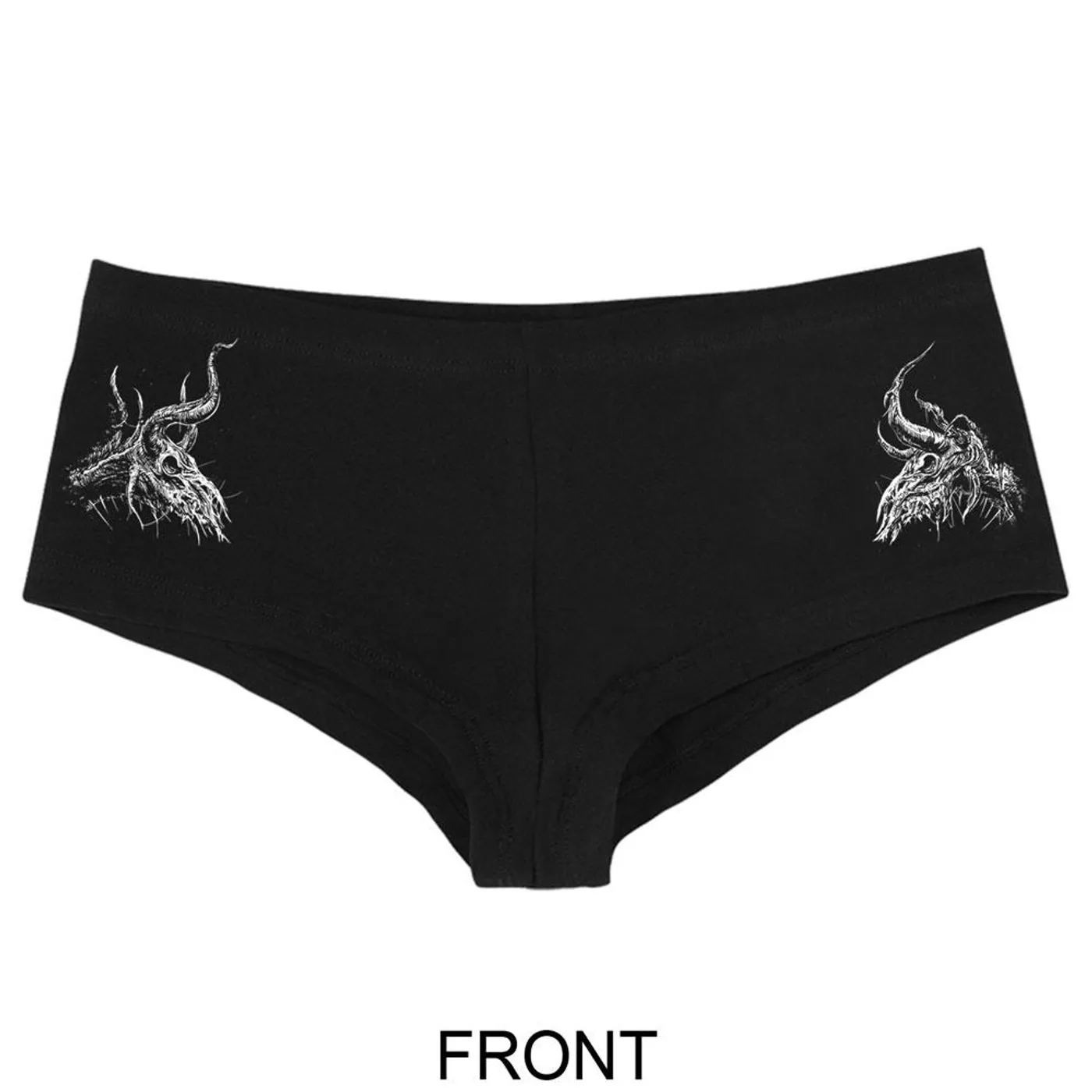 Kataklysm Skull Black Booty Shorts