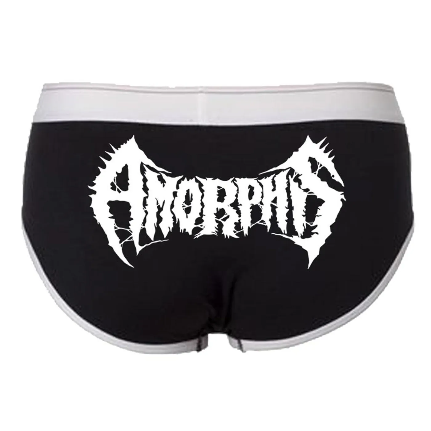 Amorphis White Logo Ladies Briefs