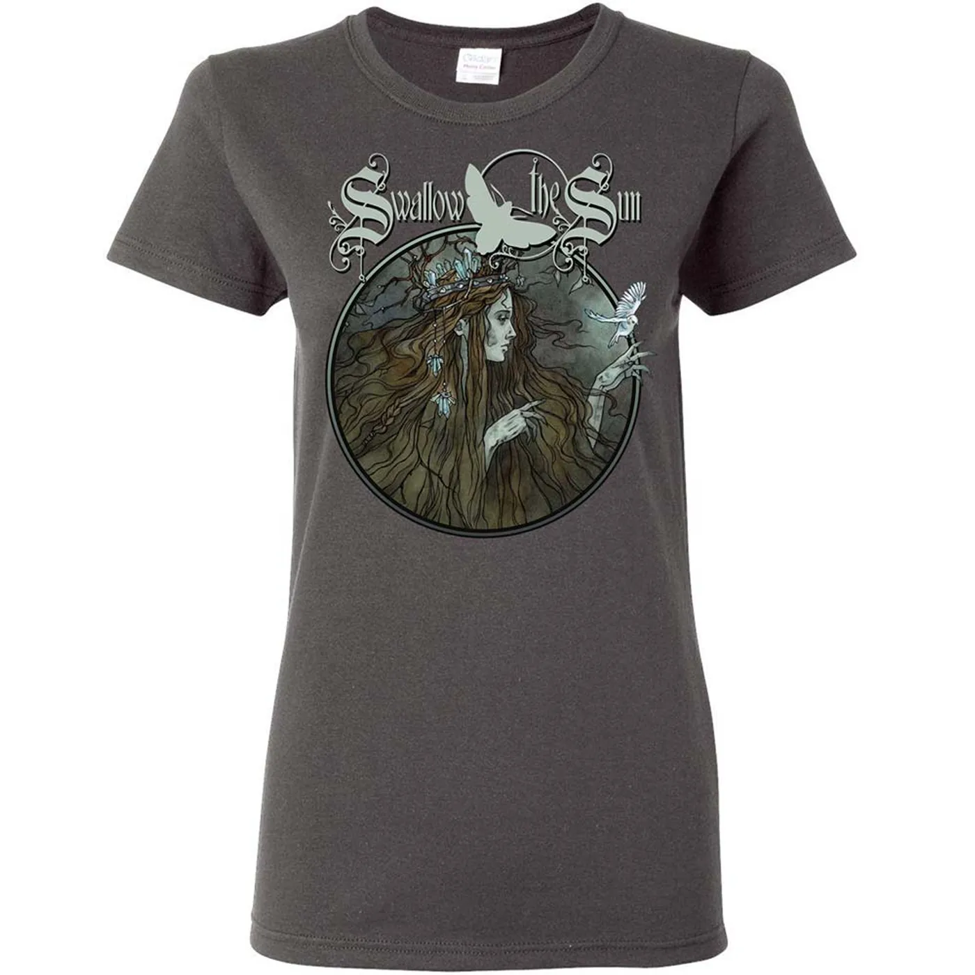 Swallow The Sun Queen With The Bird Ladies T-Shirt