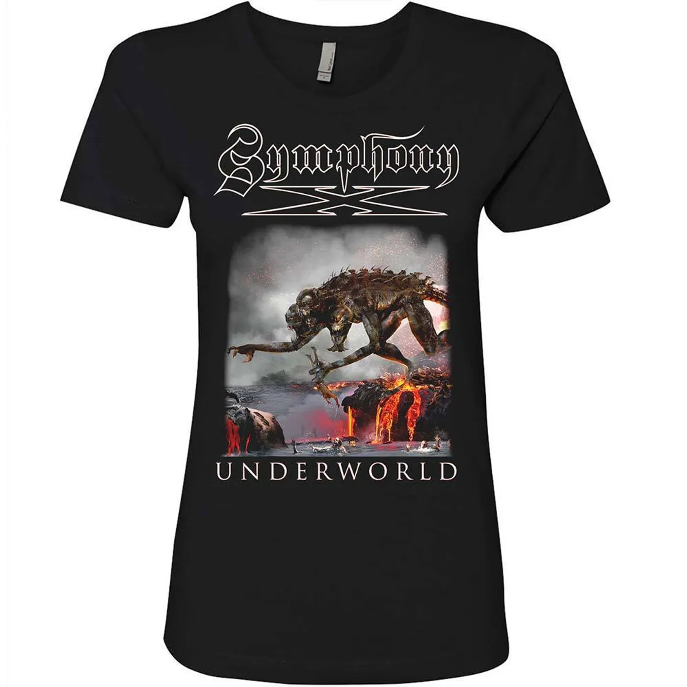 Symphony X Monster Back Dates Ladies Tee