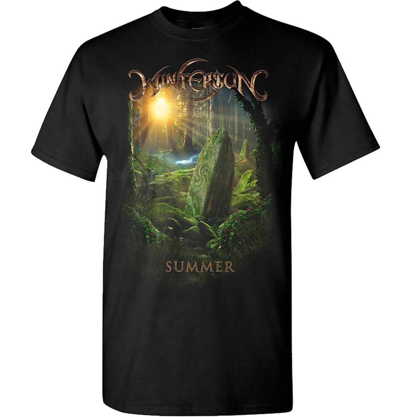 Wintersun Summer You Are the Source Black T-Shirt