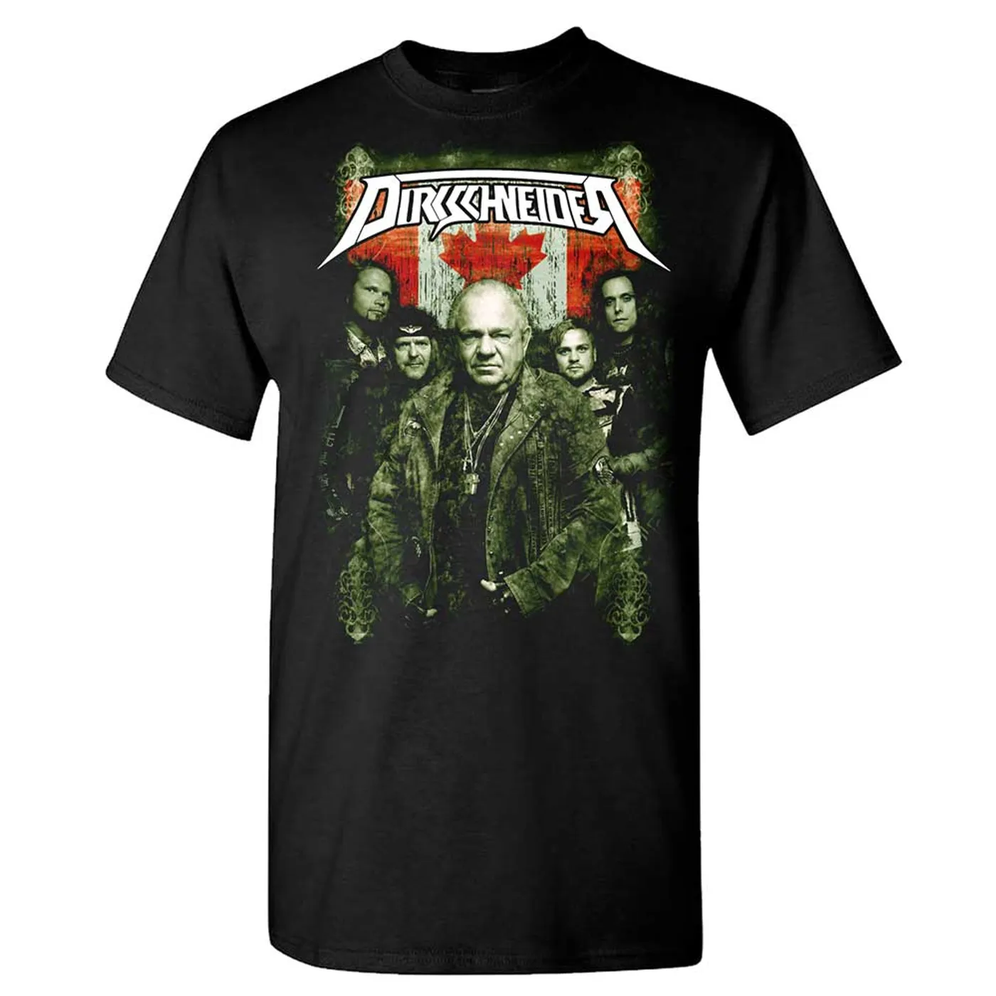 Dirkschneider Group Photo Canada Tour dates T-Shirt