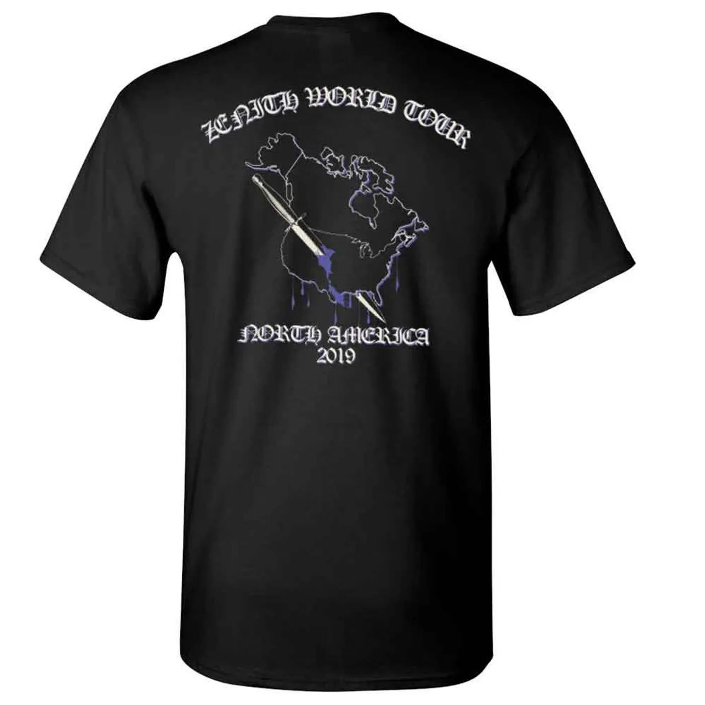 Enforcer Zenith Tour North America 2019 T-Shirt