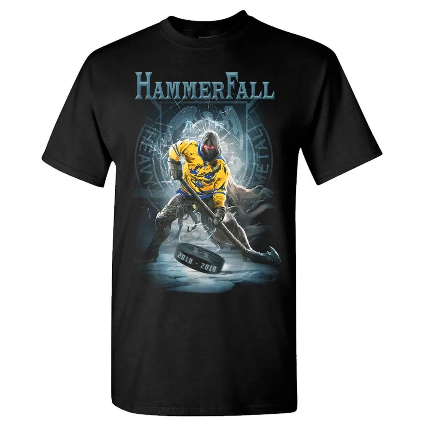 HammerFall Hector Hockey Black T-Shirt