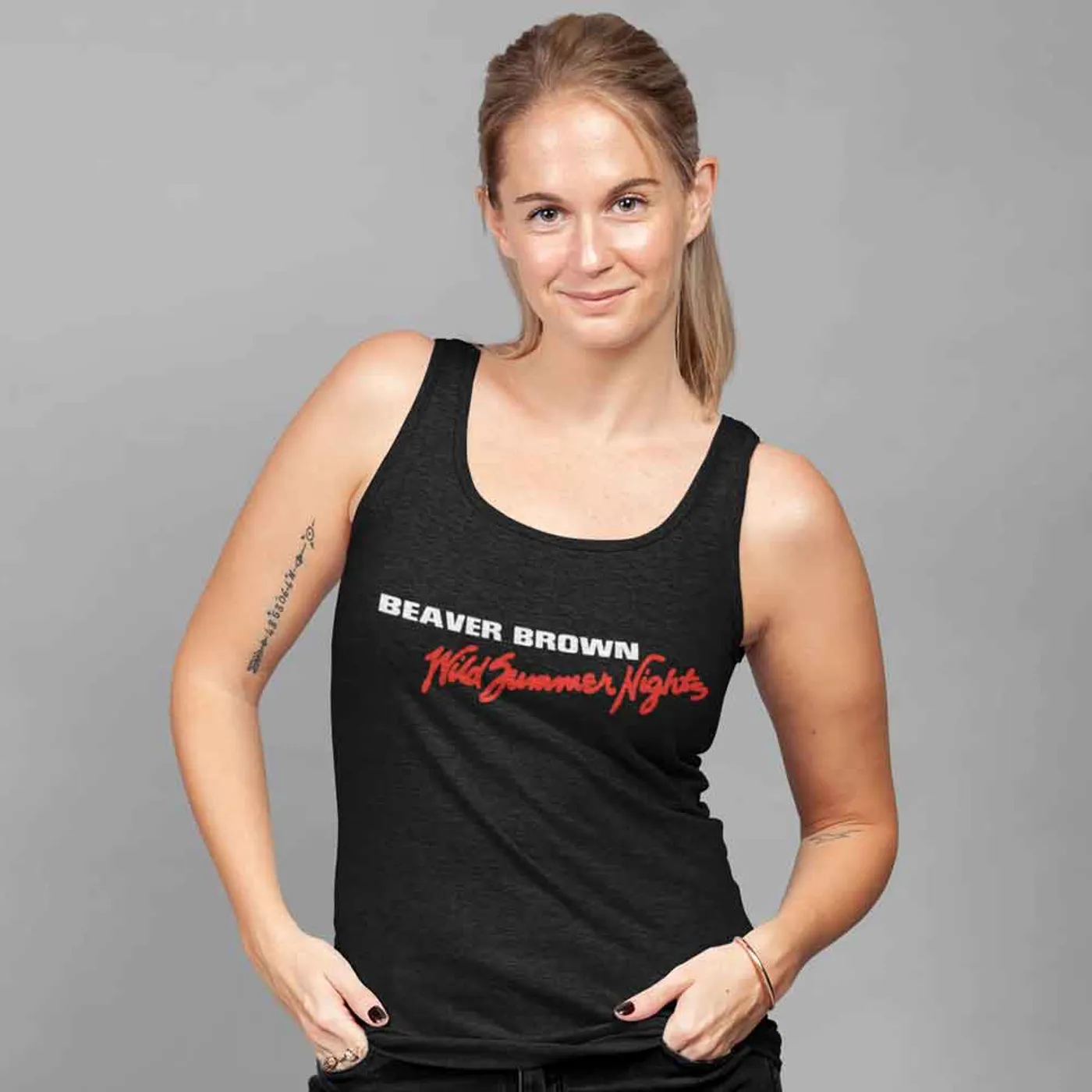 John Cafferty Wild Summer Nights Ladies Tank Top