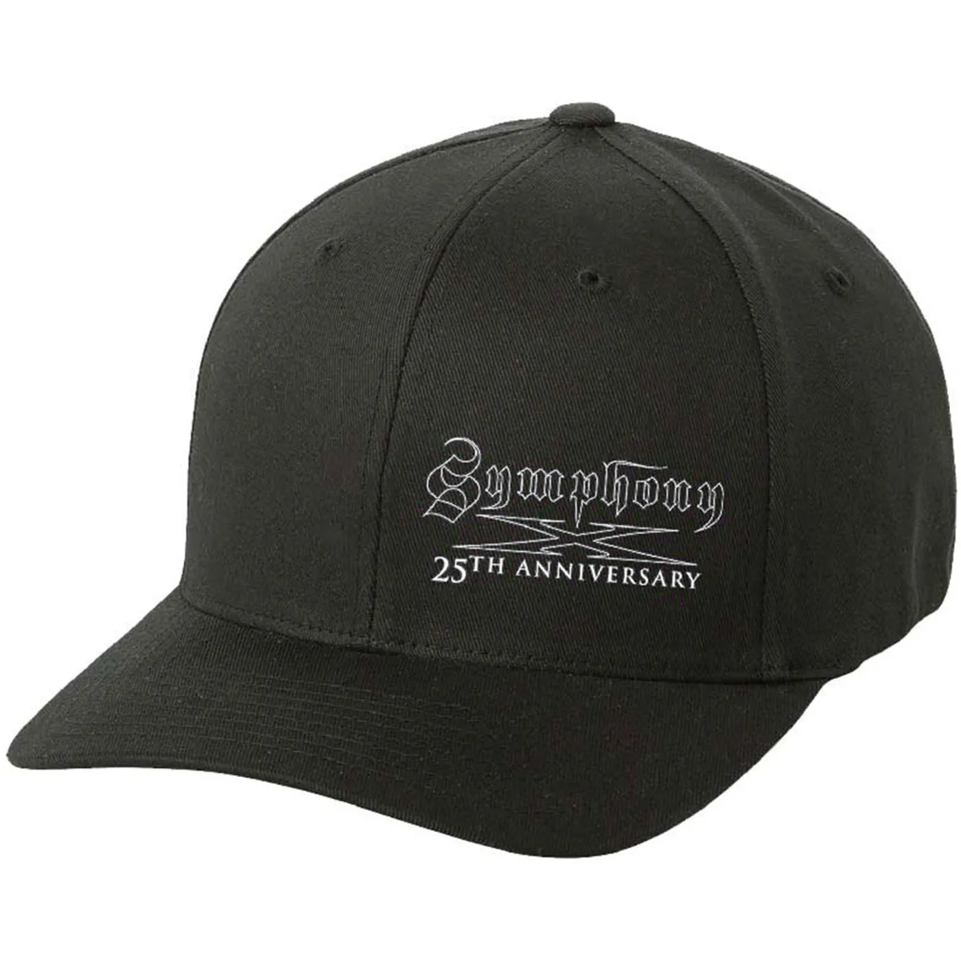 Symphony X 25th Anniversary - White Logo Flex Fit Hat